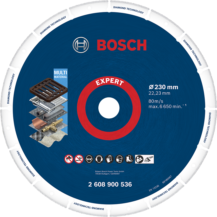 Bosch Expert Diamond Metal Wheel Diamantkapskive 230 x 22,23 mm