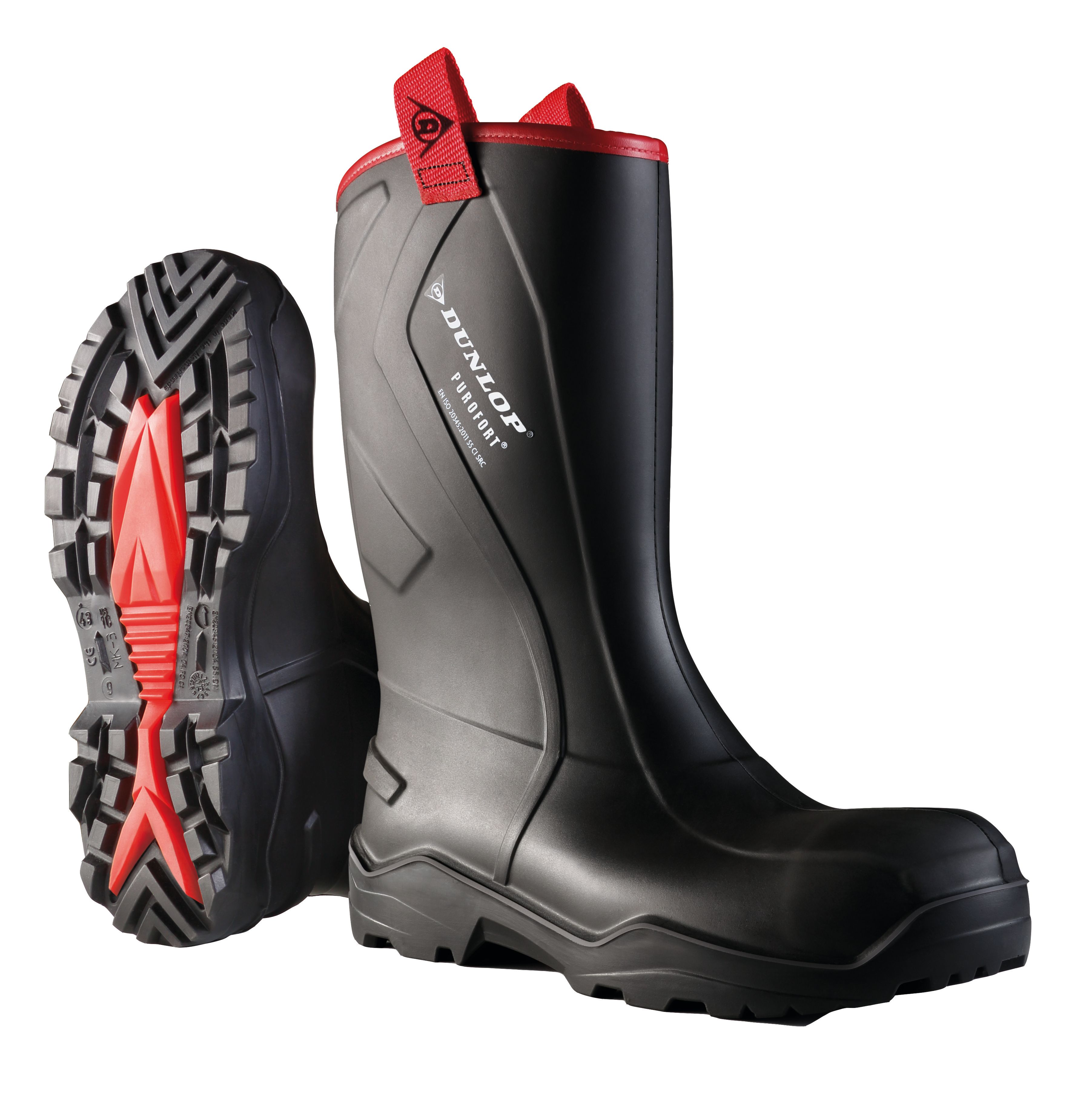 Dunlop Purofort+ Rugged Skyddsstövel svart, S5 42