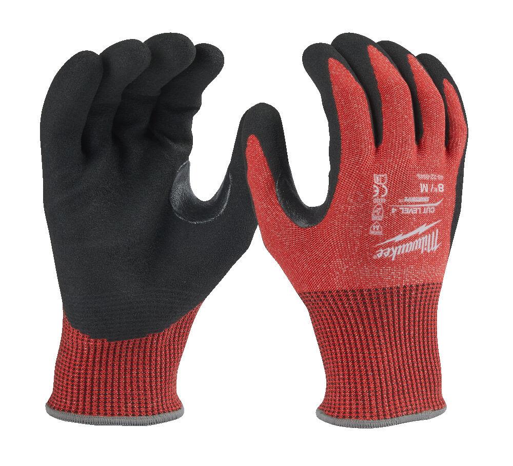 Milwaukee 4932479912 Skärskyddshandske nitrildoppade, CL4/D M/8