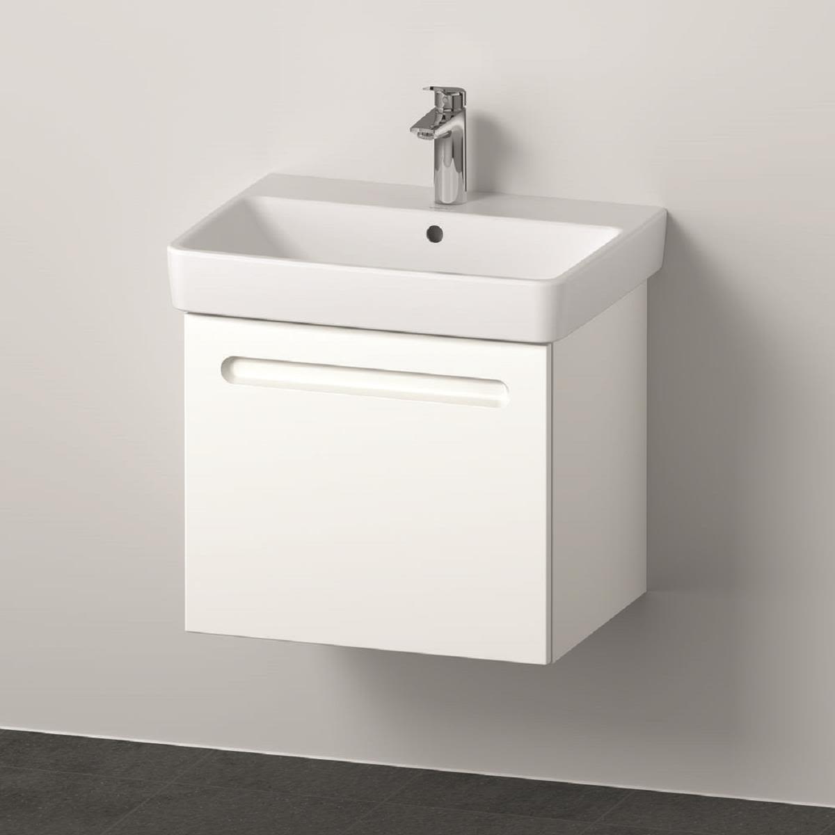 Duravit No. 1 Möbelpaket vit matt, 600x450 mm, 1 låda Utan innerlåda