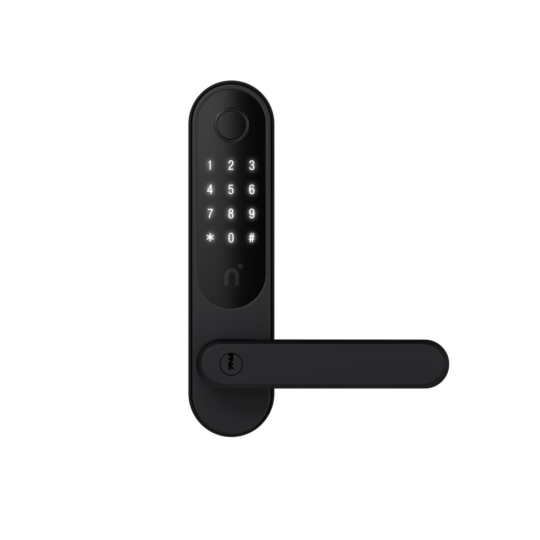 Nimly Touch Pro Kodlås med fingeravtrycksläsare Svart