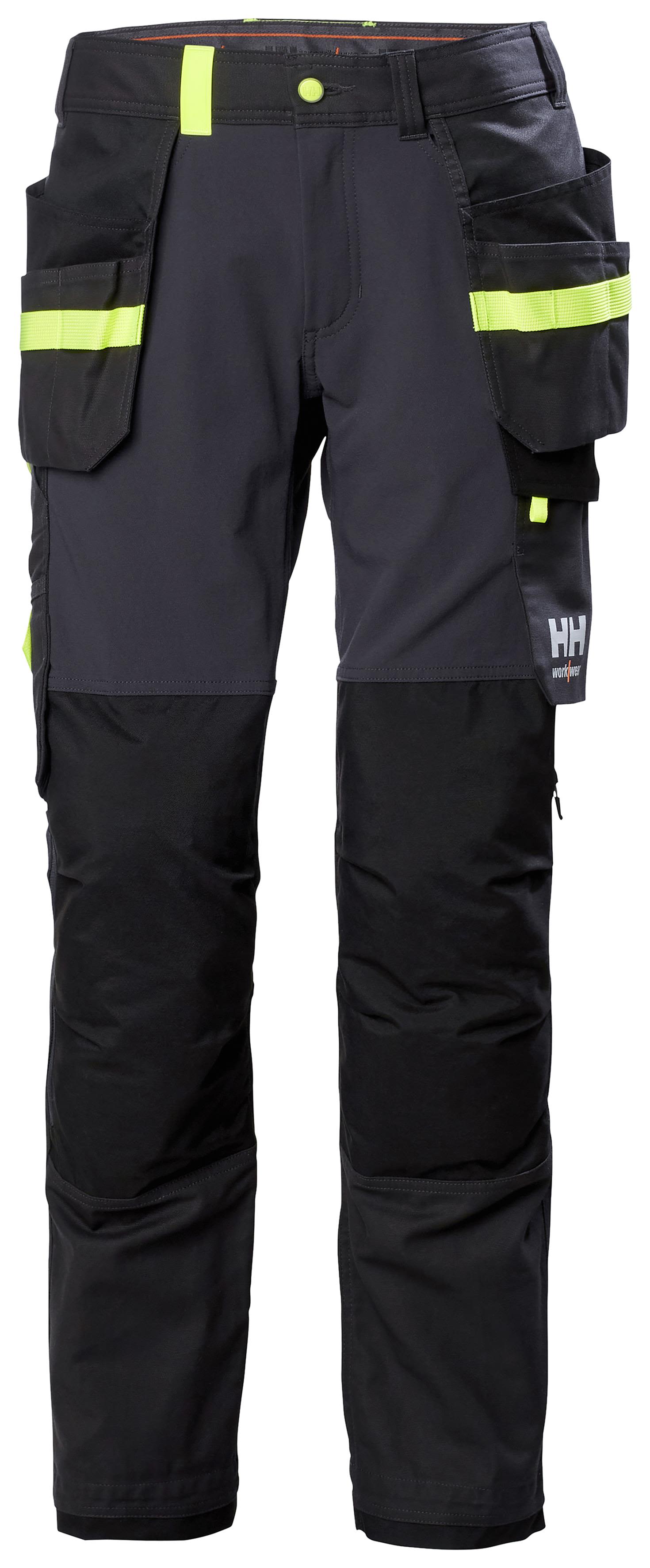 Helly Hansen Workwear Oxford 77405_989 Håndværkerbukser grå/sort Grå/sort