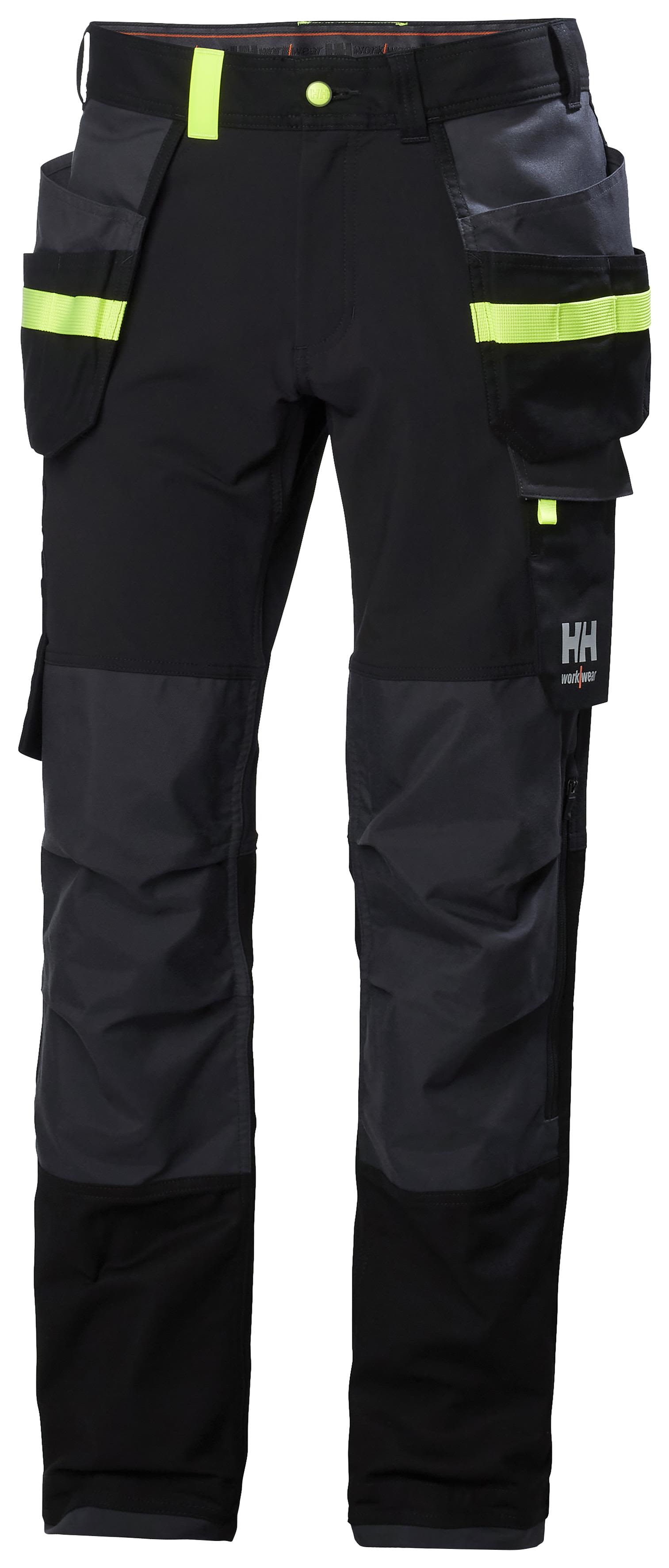 Helly Hansen Workwear Oxford 77405_999 Håndværkerbukser grå/sort Sort/Grå
