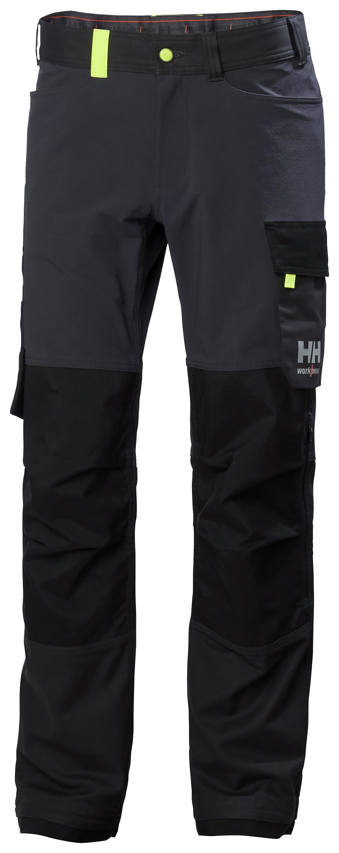 Helly Hansen Workwear Oxford 77407_989 Arbeidsbukse grå/svart Grå/Svart