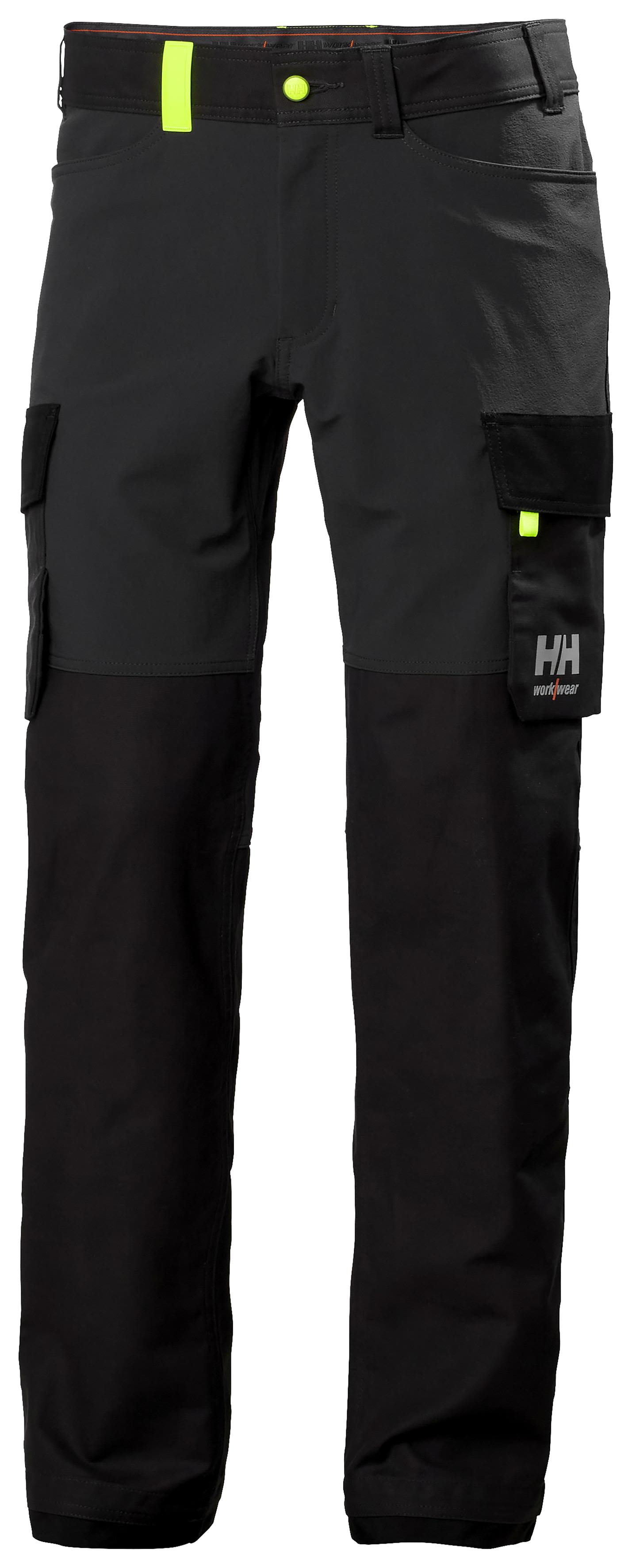 Helly Hansen Workwear Oxford 77408_989 Håndværkerbukser grå/sort Grå/sort