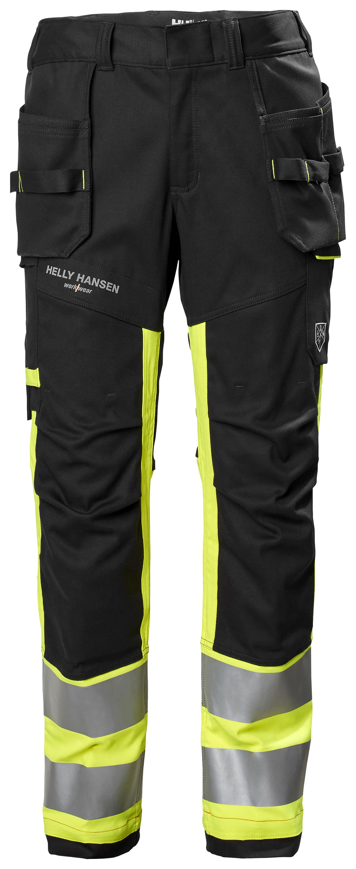 Helly Hansen Workwear Fyre Arbeidsbukse svart/Hi-Vis gul Størrelse D104
