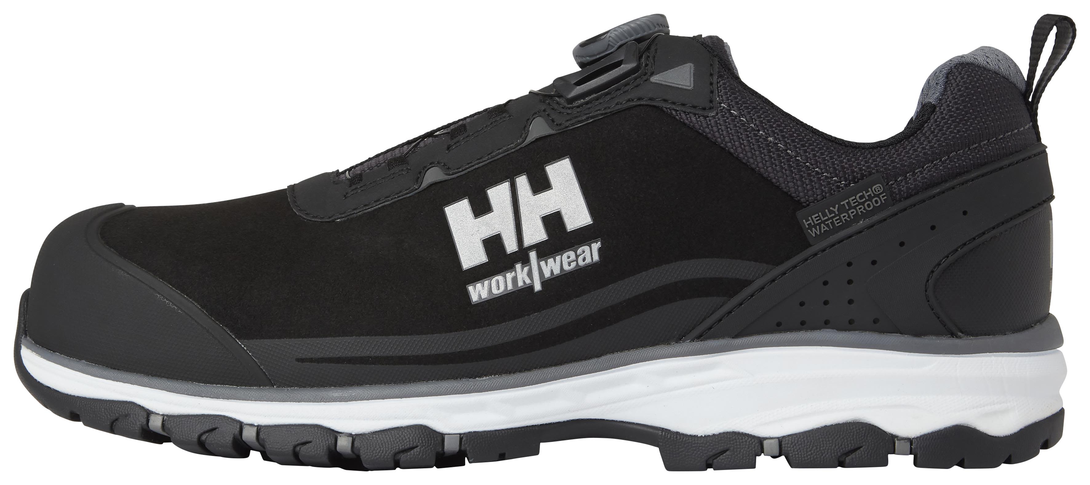 Helly Hansen Workwear Chelsea Evolution 2 Skyddssko låg, svart, BOA, S3, HT wide Bred läst