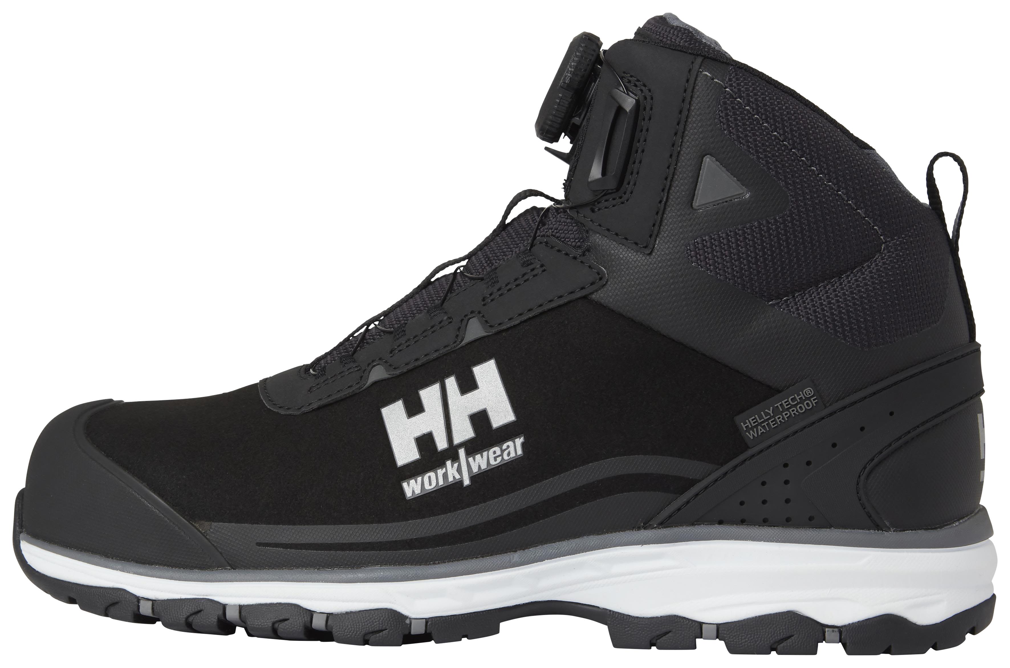 Helly Hansen Workwear Chelsea Evolution 2 Skyddskänga mid, svart, BOA, S3, HT wide 42