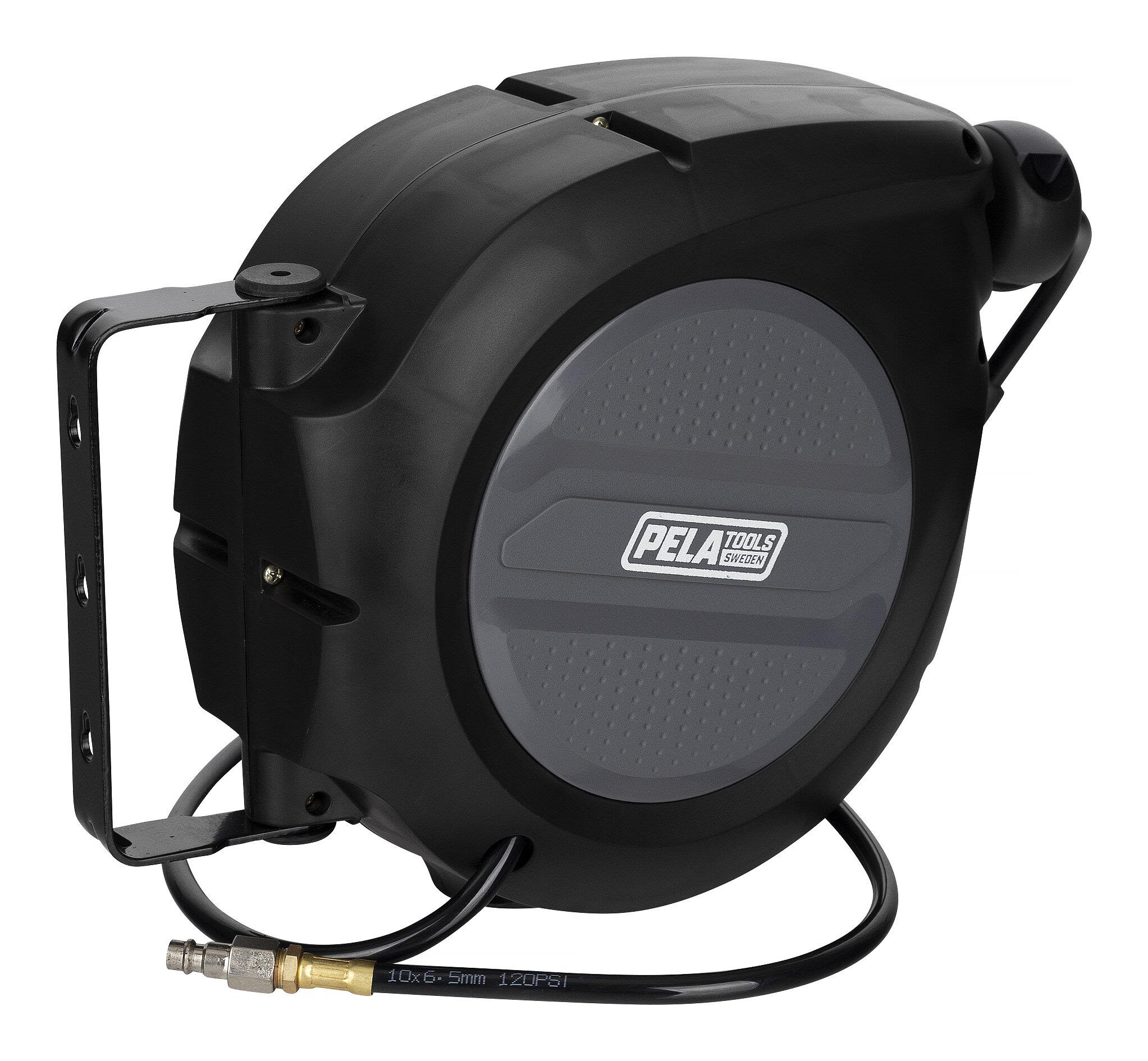 PELA 532900 Slangvinda 12 m, självupprullande