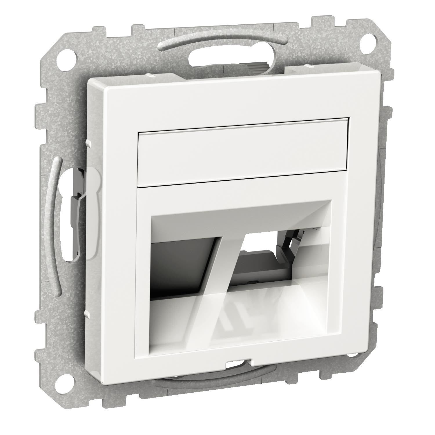 Schneider Electric Actassi WDE002436 Centrumplatta 2 kopplingar Vinklad