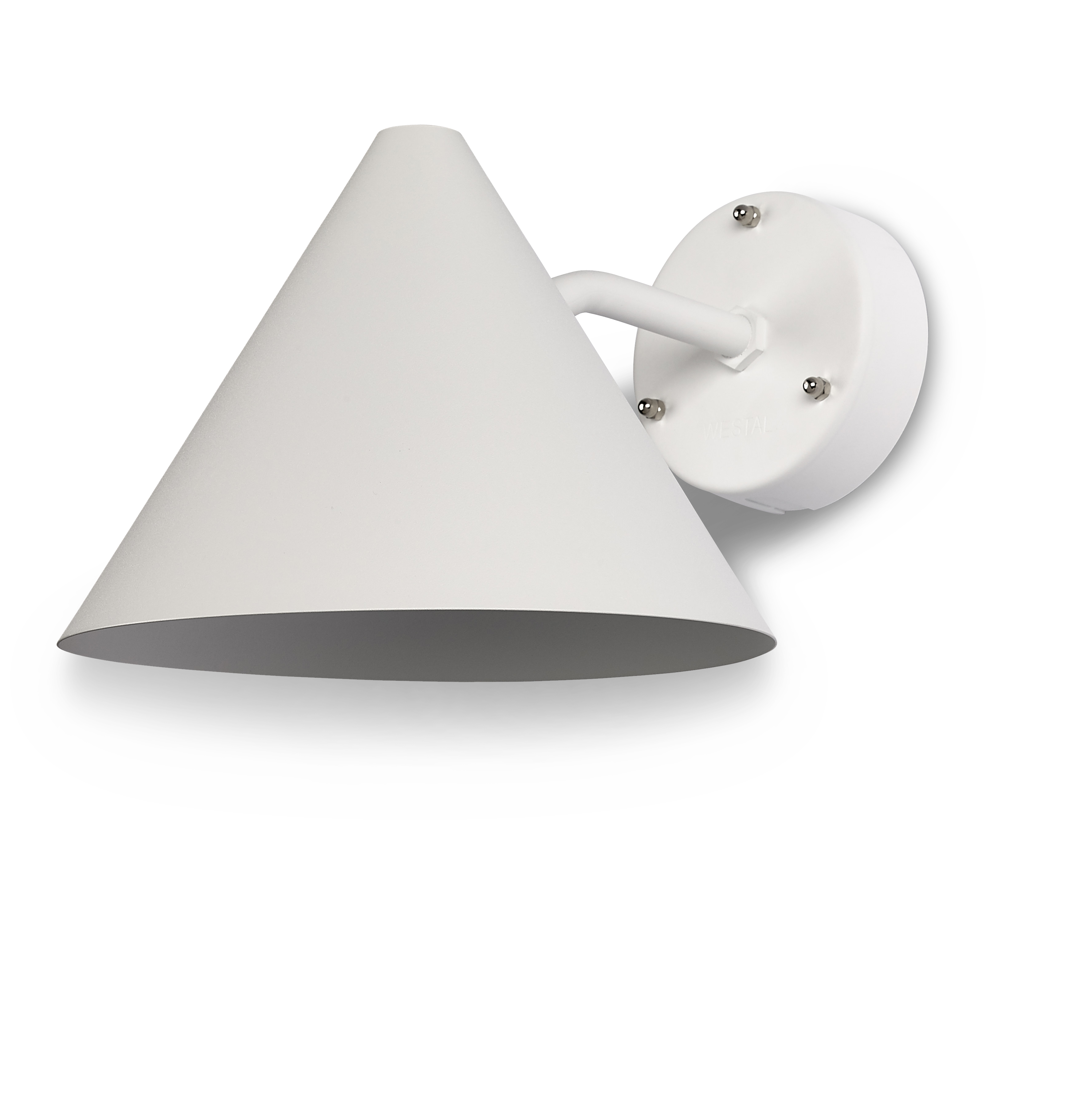 Westal Tratt Väggarmatur 210 x 250 mm, E27 Vit