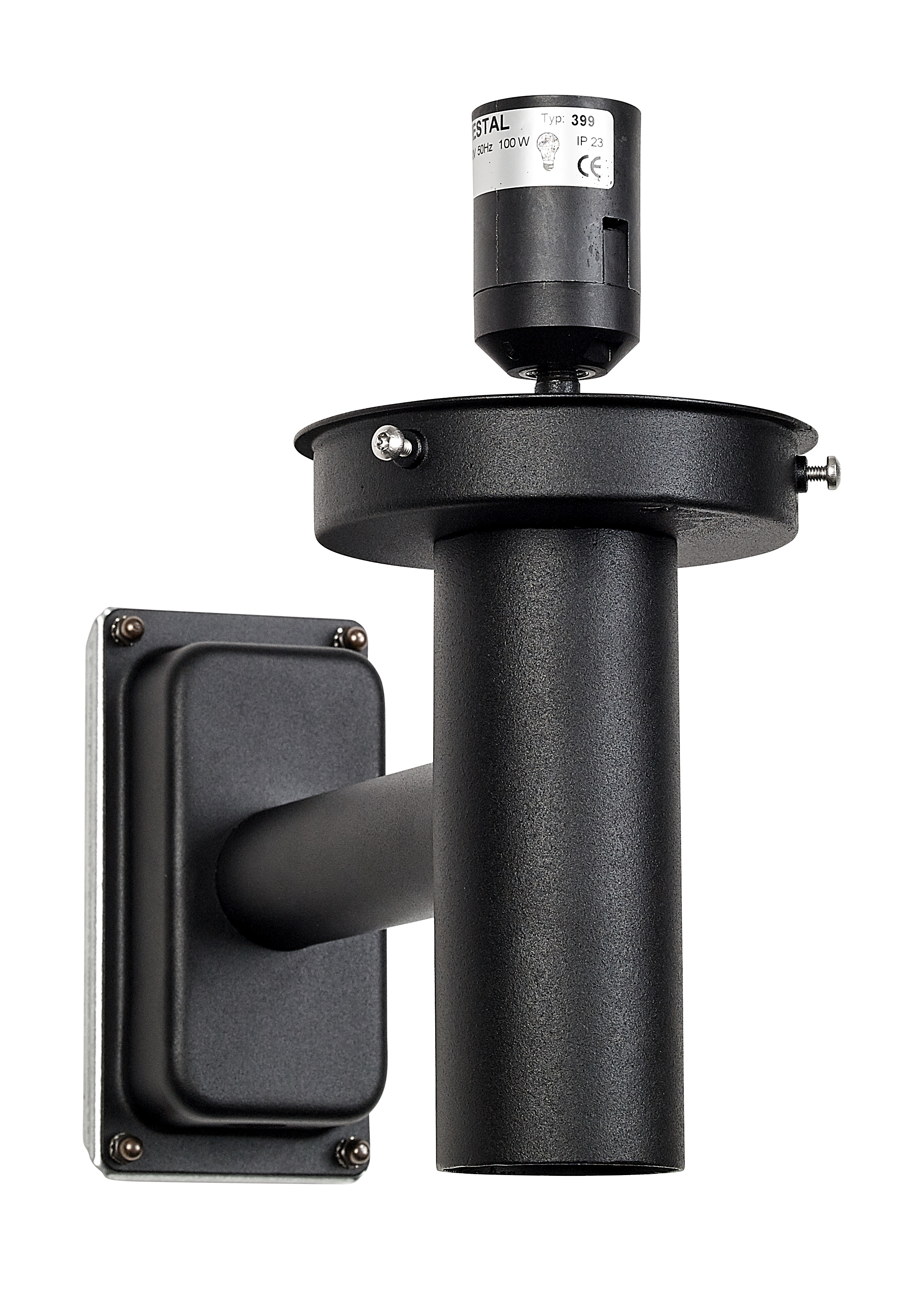 Westal Harry Veggbrakett 244 x 259 mm, E27 Svart