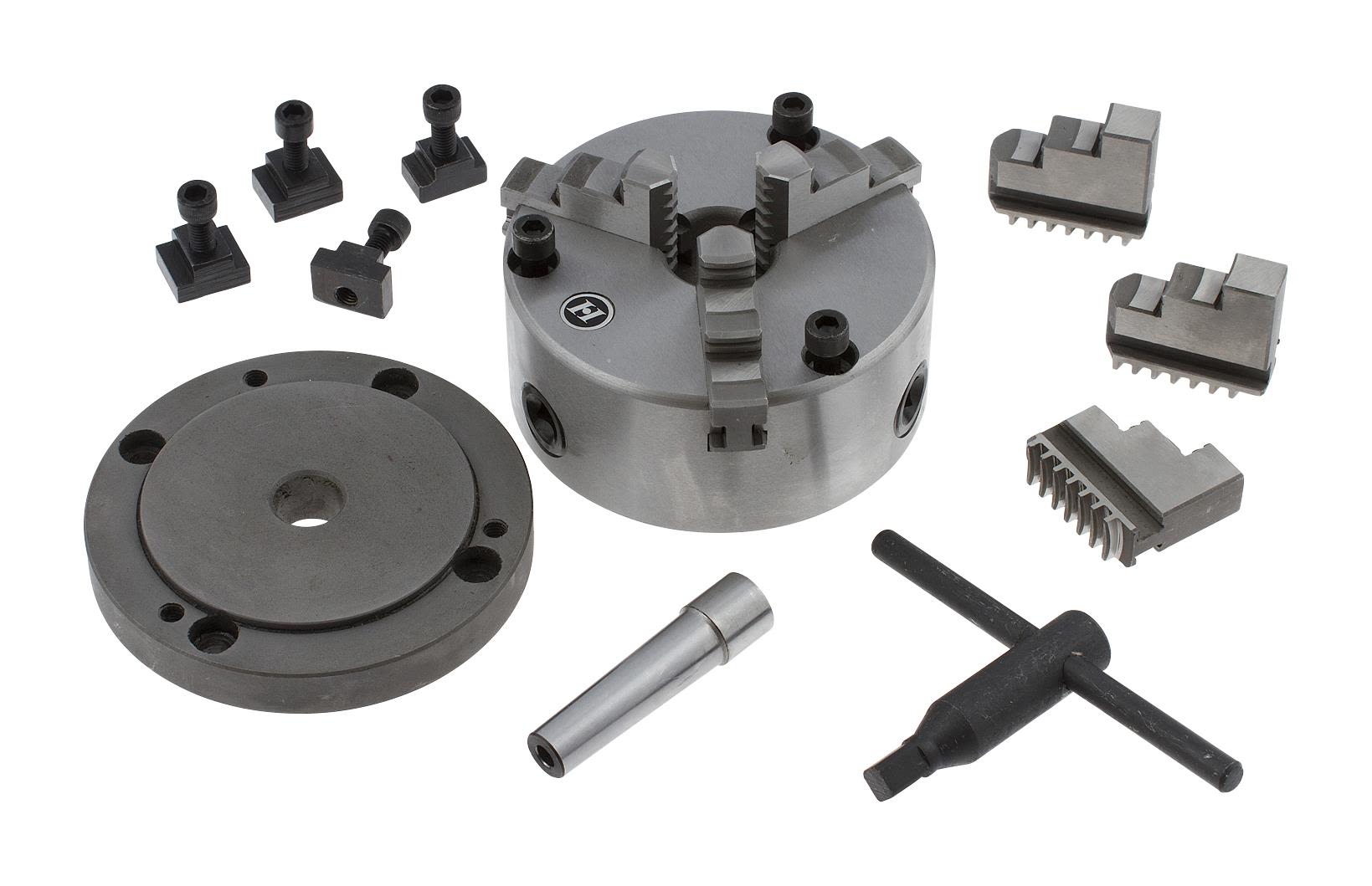 PELA 170663 3-backschuck med fläns 200 mm till HV250
