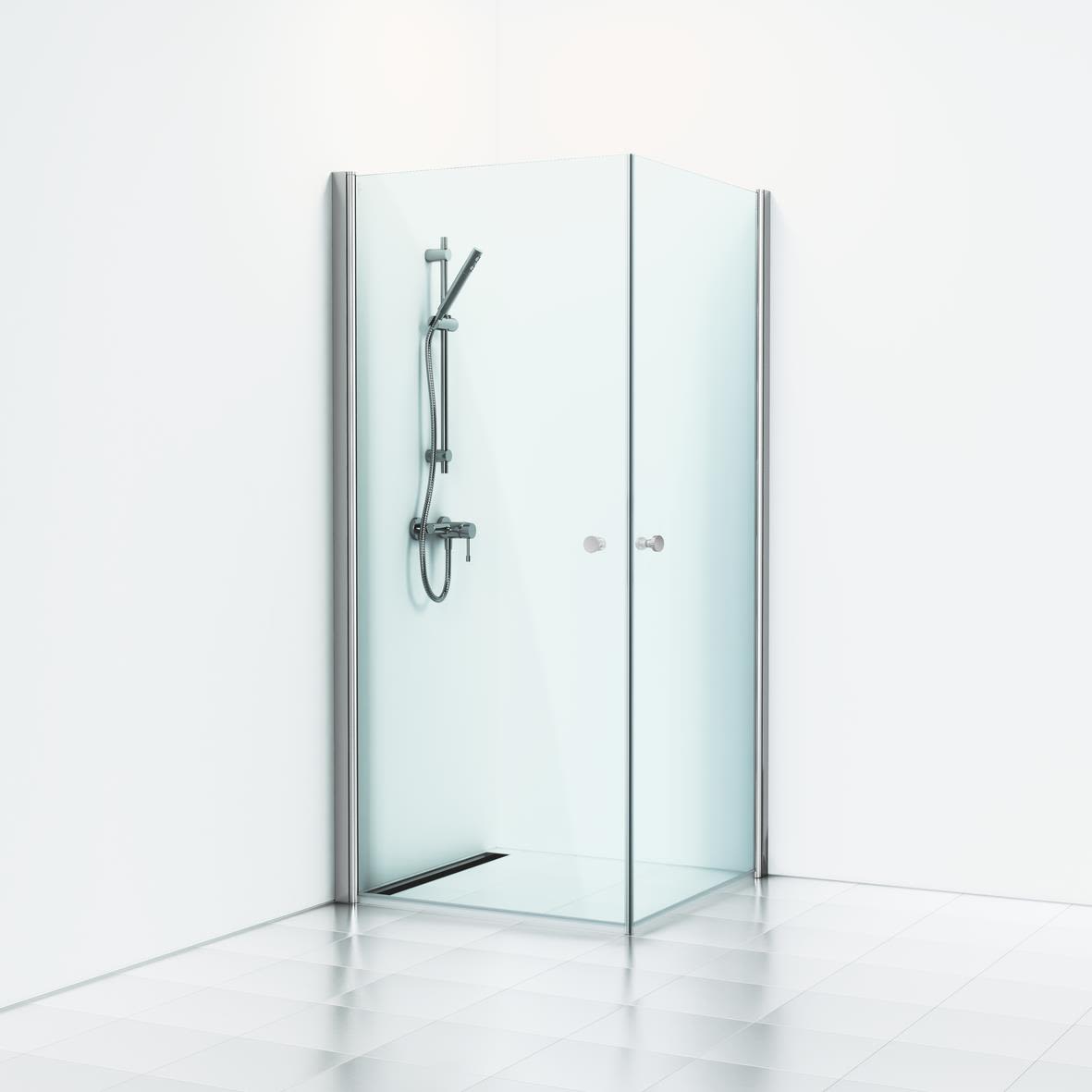 Svedbergs 66053 Profilpaket hörn, rak Aluminium, matt