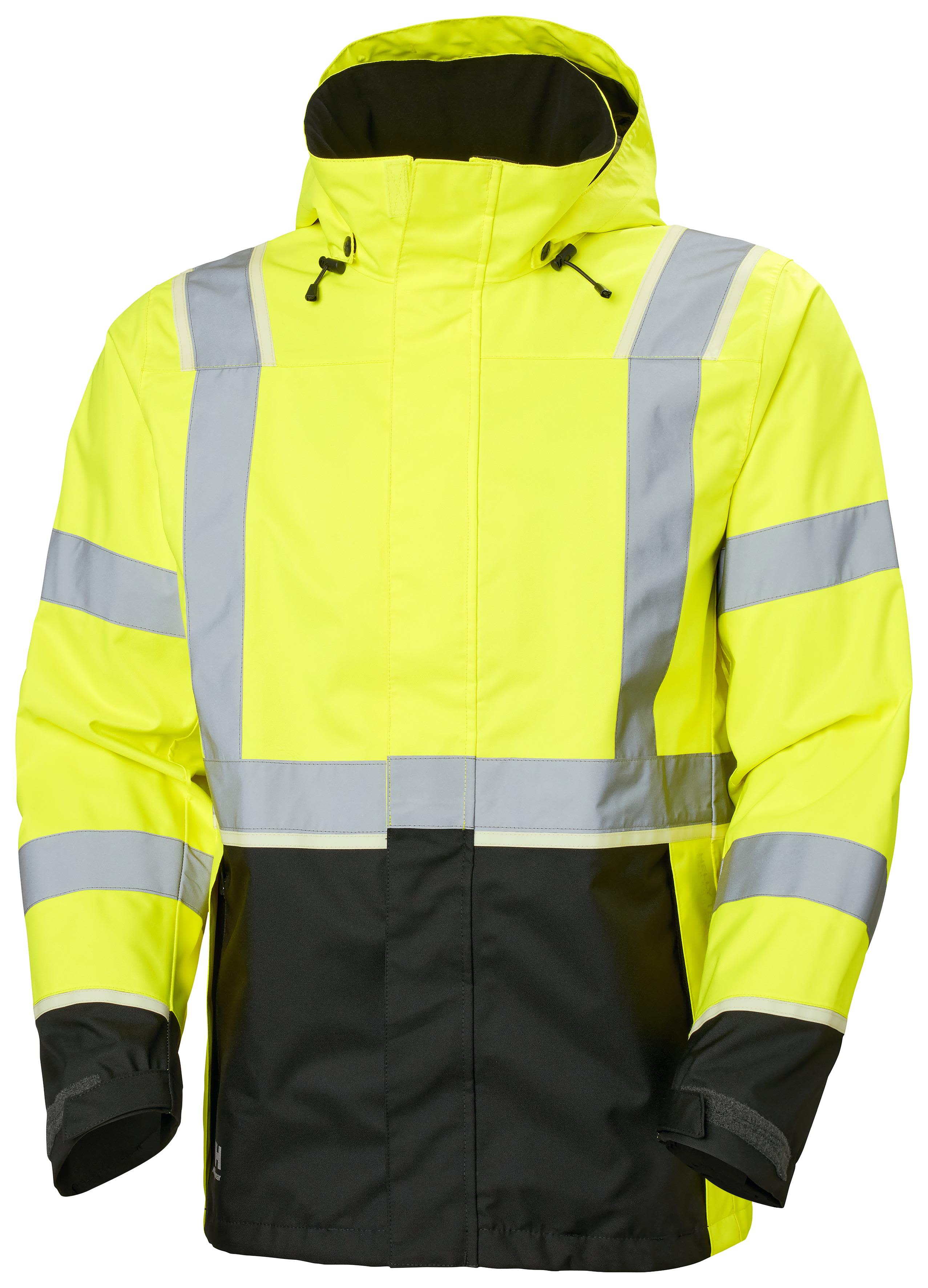 Helly Hansen Workwear UC-ME 71185_369 Skalljakke varsel, gul/svart Varsel, Gul/Svart