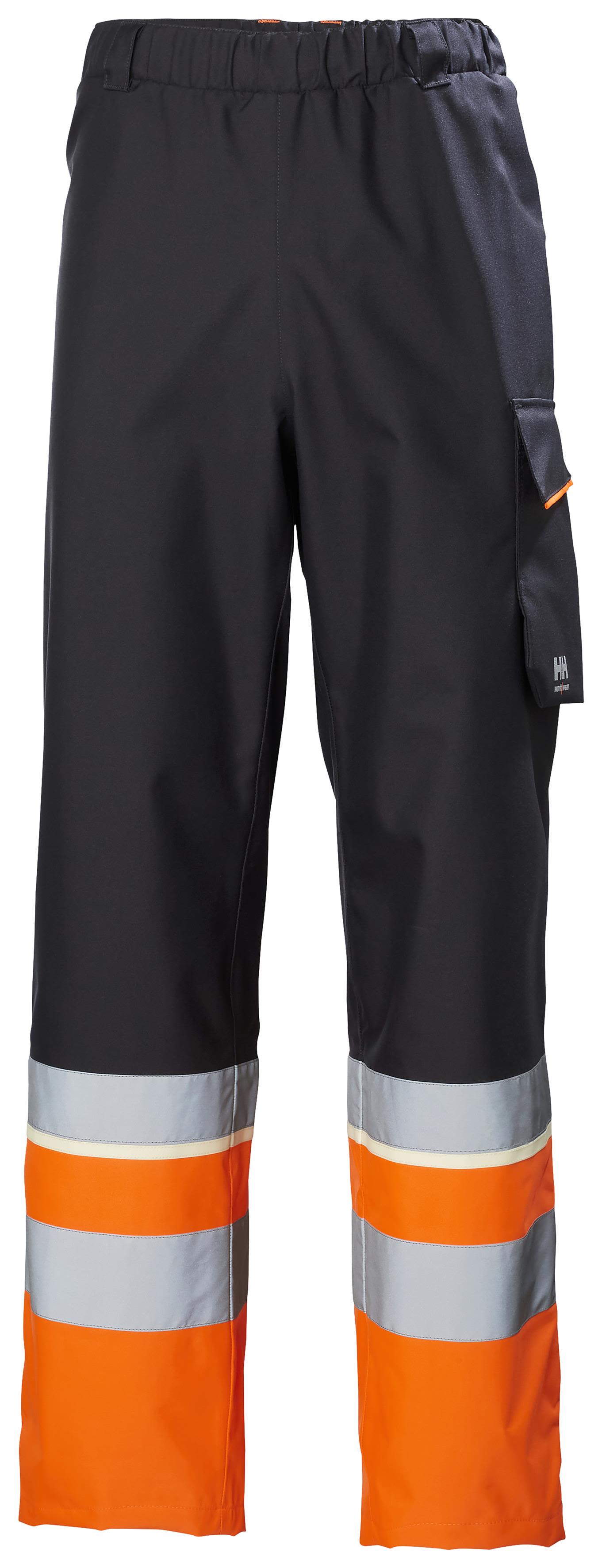 Helly Hansen Workwear UC-ME 71186_269 Skallbukse varsel, svart/orange Varsel, Svart/Orange