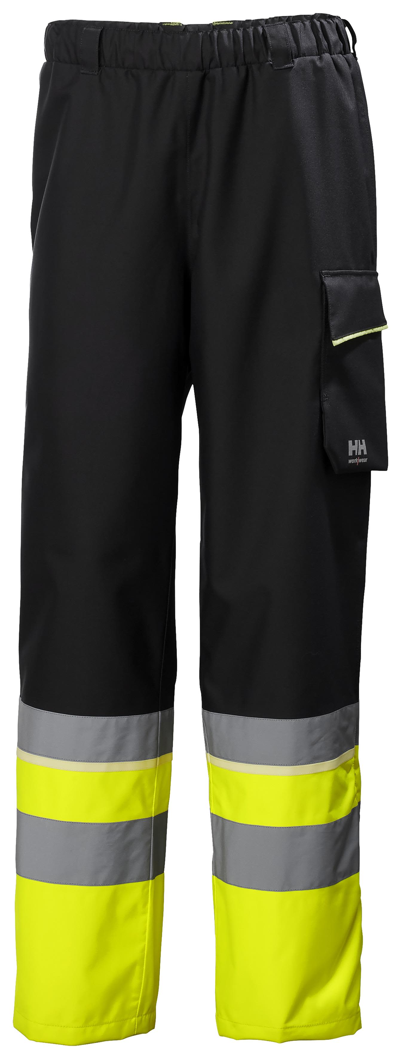 Helly Hansen Workwear UC-ME 71186_369 Skallbukse varsel, svart/gul Varsel, Svart/Gul