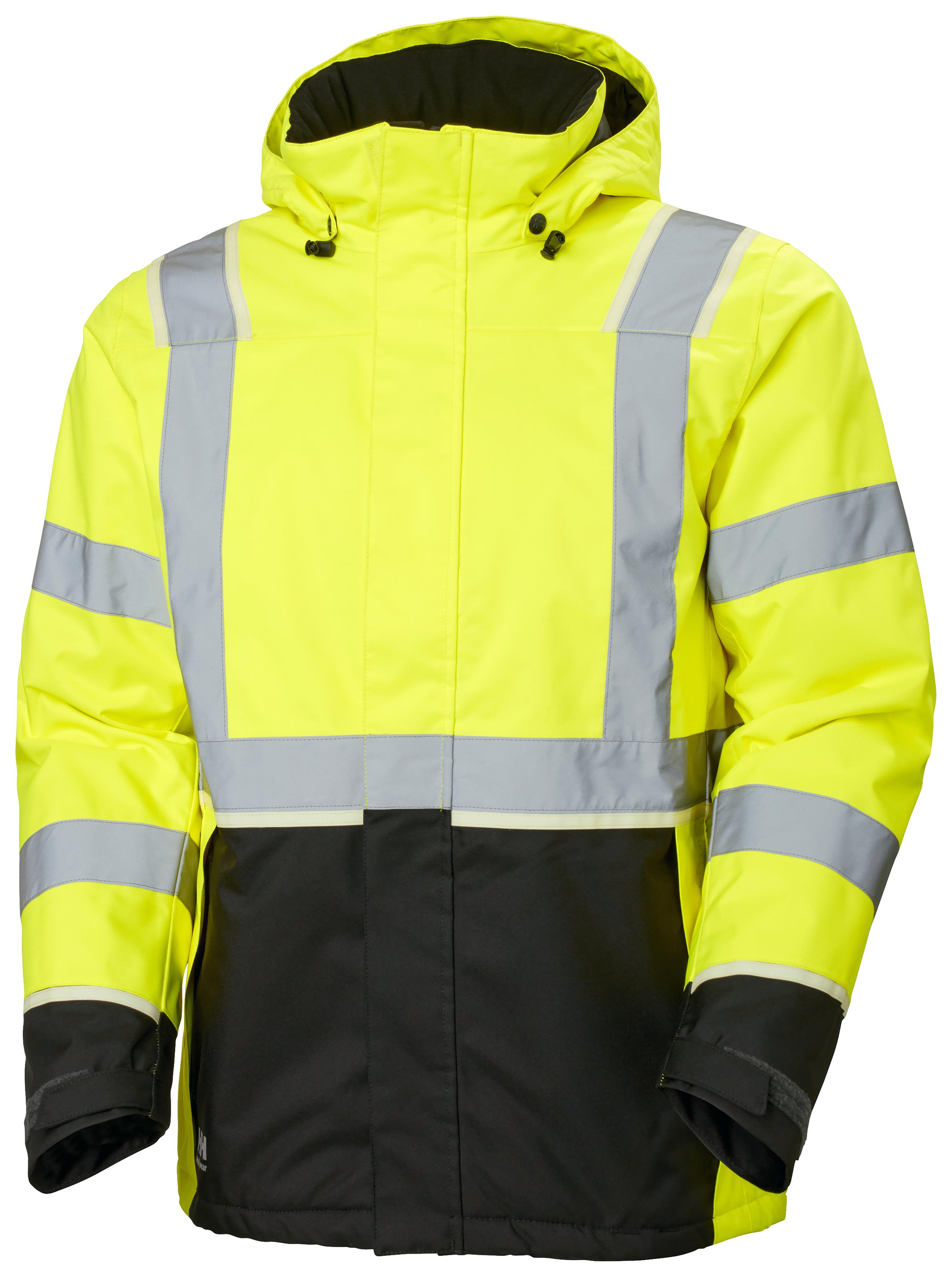 Helly Hansen Workwear UC-ME 71355_369 Vinterjakke varsel, gul/svart Varsel, Gul/Svart