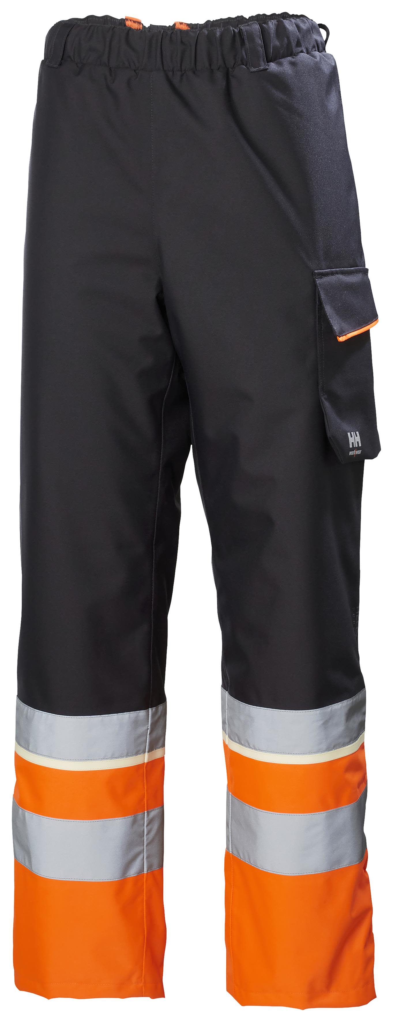 Helly Hansen Workwear UC-ME 71455_269 Vinterbukse varsel, svart/orange Varsel, Svart/Orange
