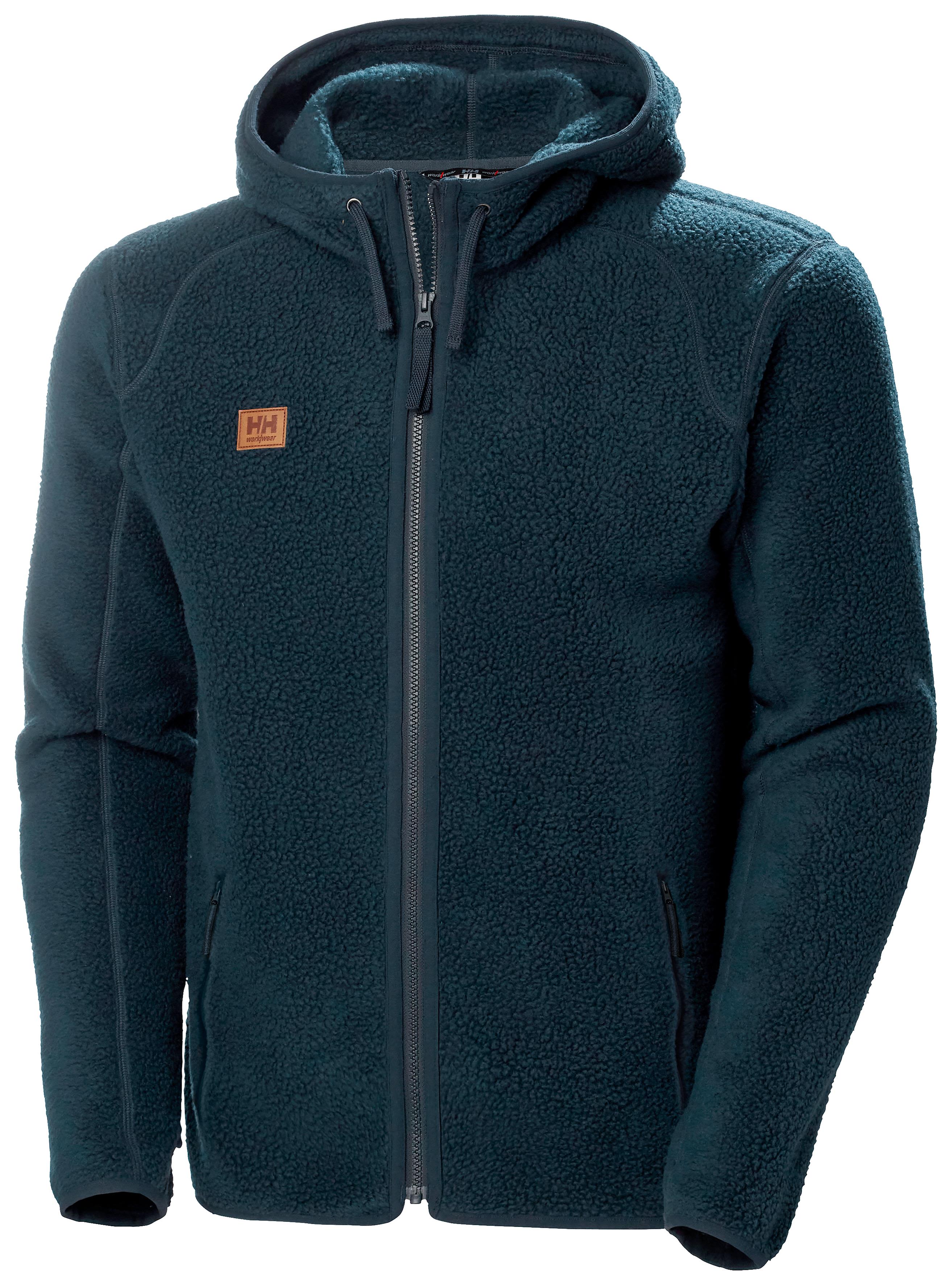 Helly Hansen Workwear Heritage 72183_590 Fiberpelsjakke med hette, marineblå Marineblå