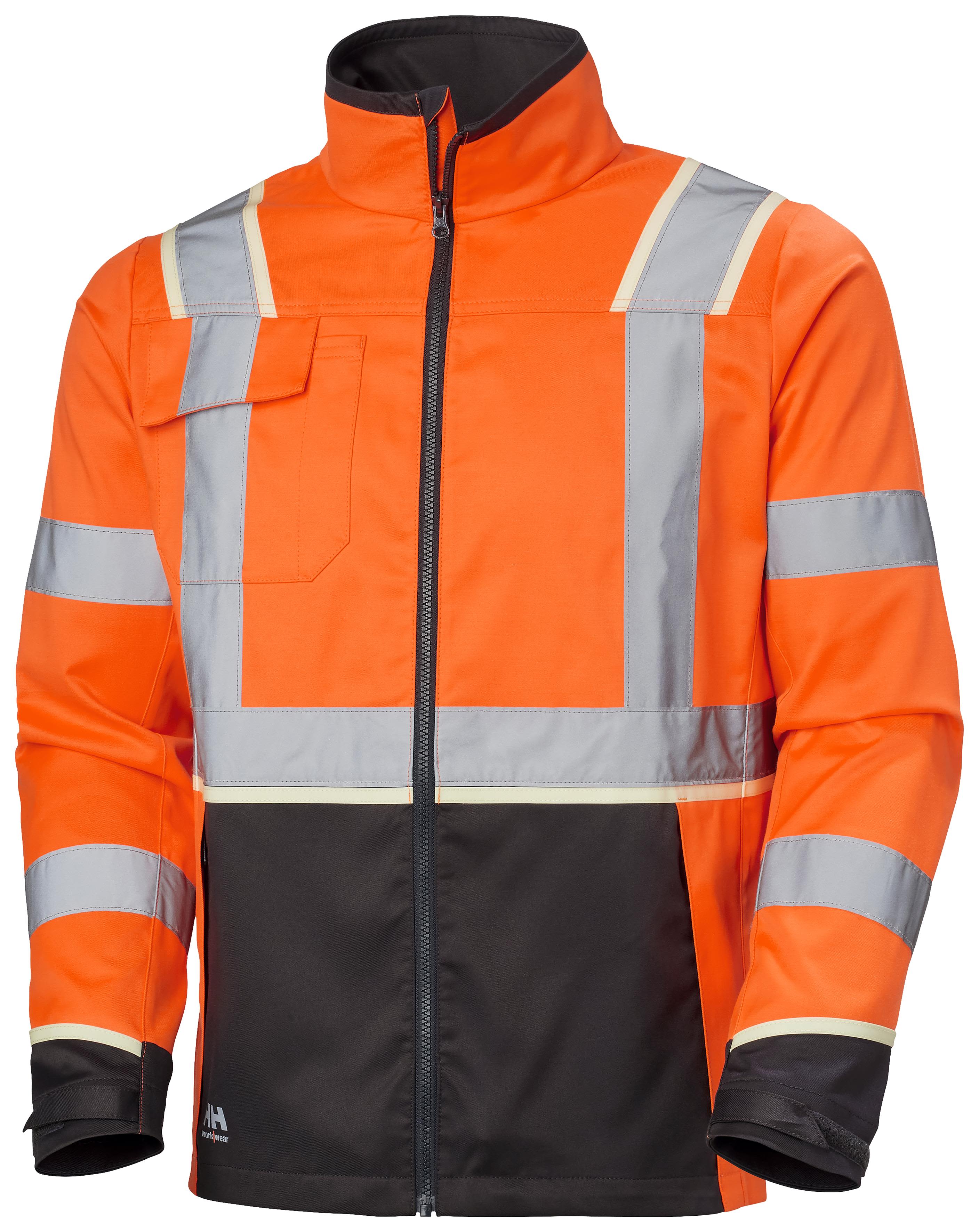 Helly Hansen Workwear UC-ME 77215_269 Jakke varsel, orange/svart Varsel, Oransje/Svart