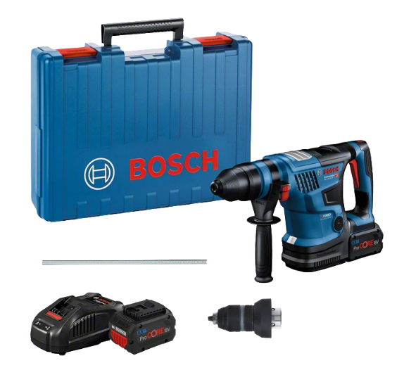 Bosch GBH 18V-34 CF Borrhammare med batteri och laddare