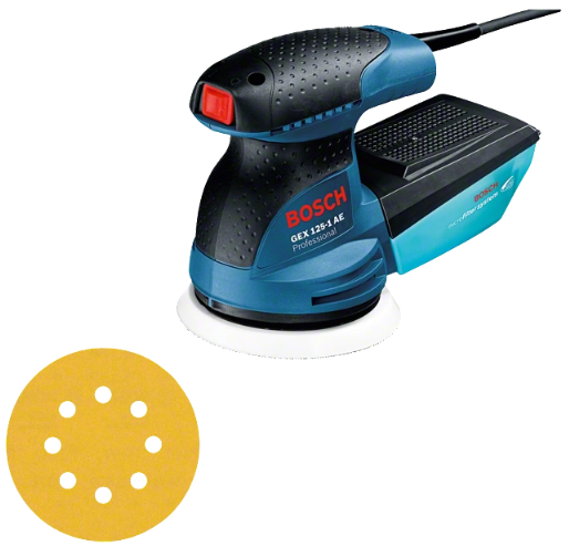 Bosch GEX 125-1 AE Excenterslip 250 W
