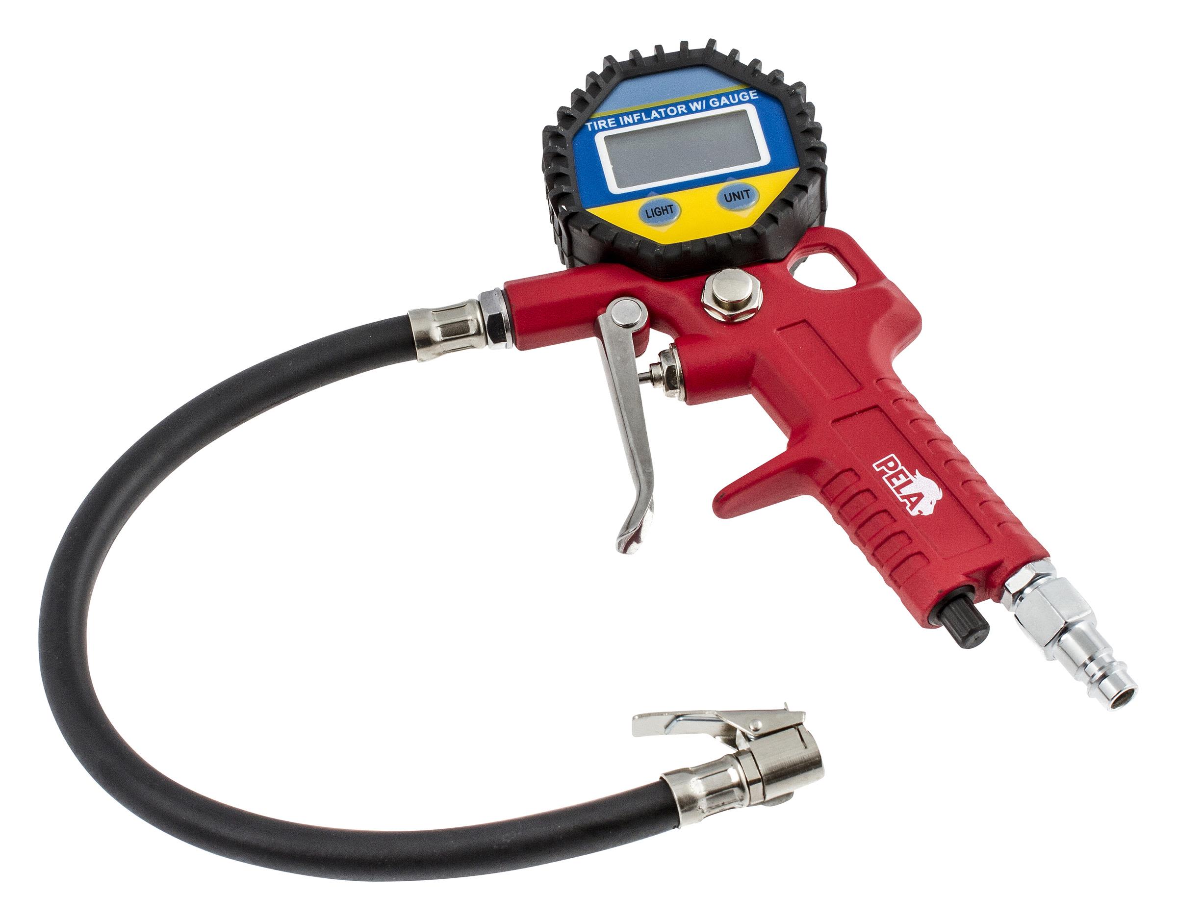 PELA 495947 Luftpåfyllare digital, batteridriven