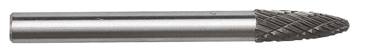 PELA 76507 Hardmetallfil roterende, rundbueformet 6 mm