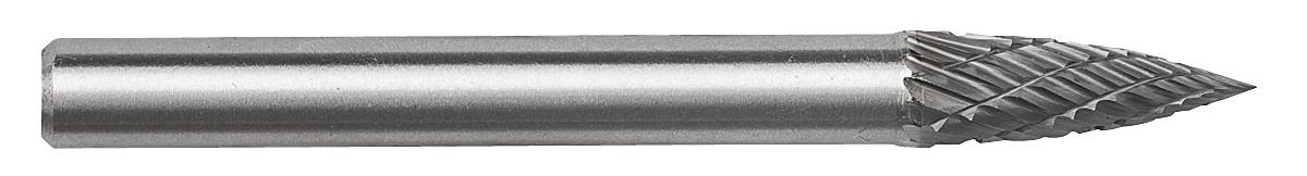 PELA 76505 Hardmetallfil roterende, spissbueformet 6 mm