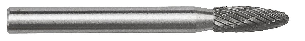 PELA 76506 Hardmetallfil rund topp, 6 mm