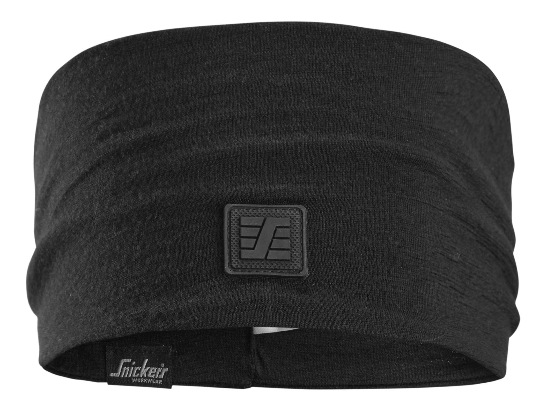 Snickers Workwear 9019 Pannband svart, merinoull