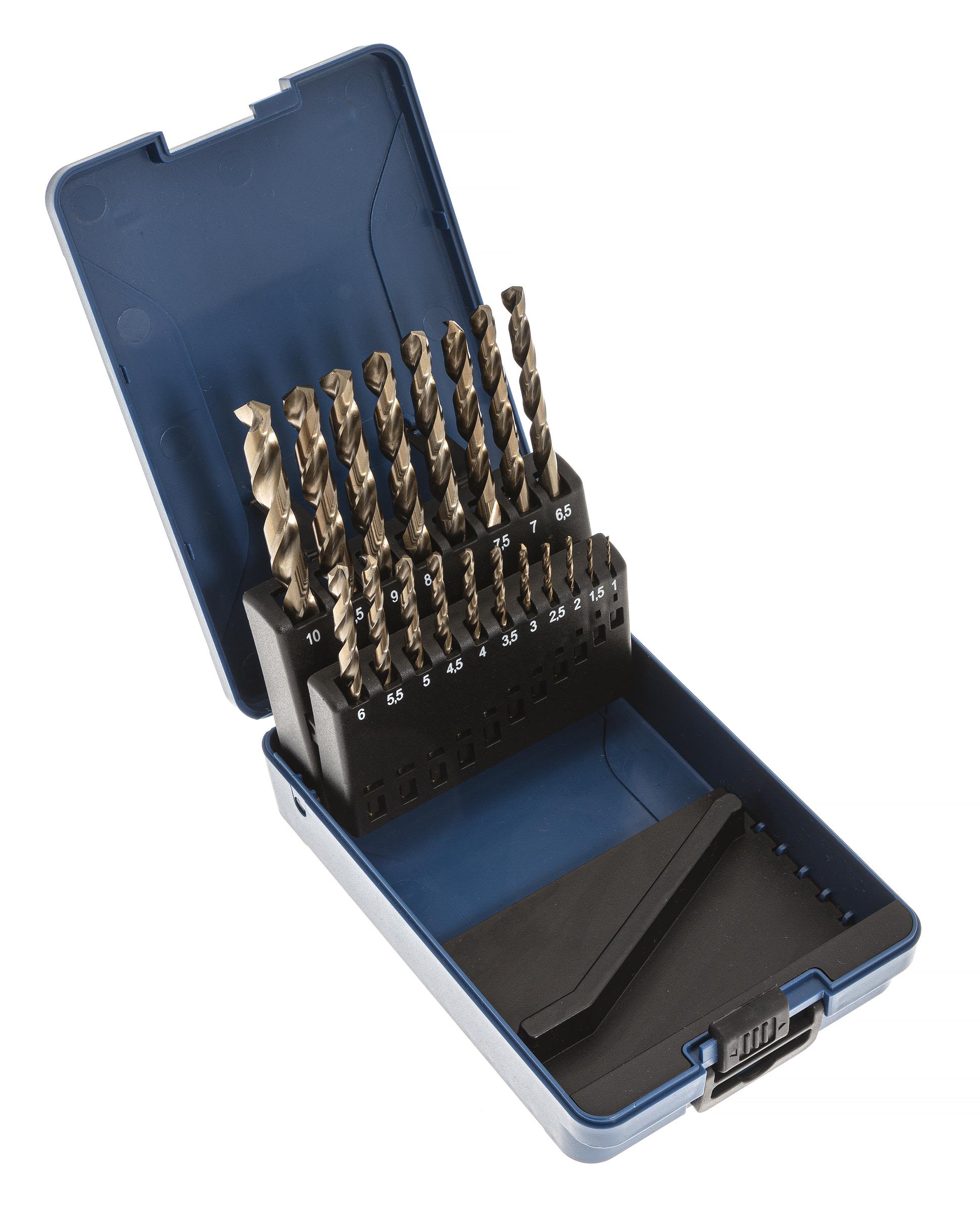 Harlingen 509255 Borrsats 19 delar, 1-10 mm