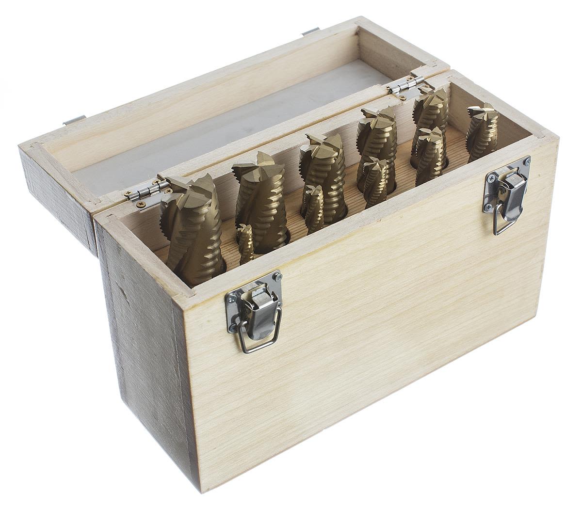 PELA 170674 Skrubbfrässats 10 delar, 6-25 mm