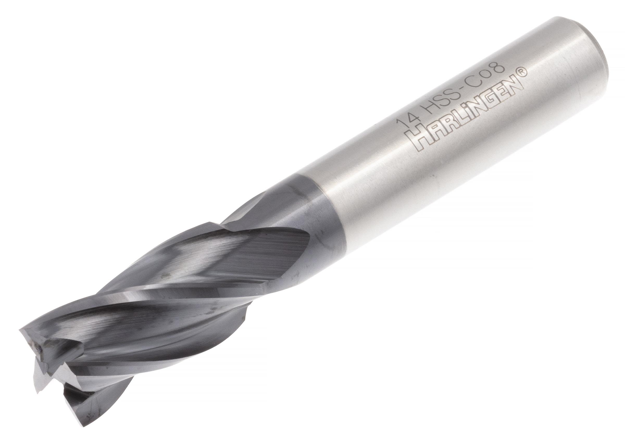 Harlingen 508313 Pinfræser 4-snit 14 mm