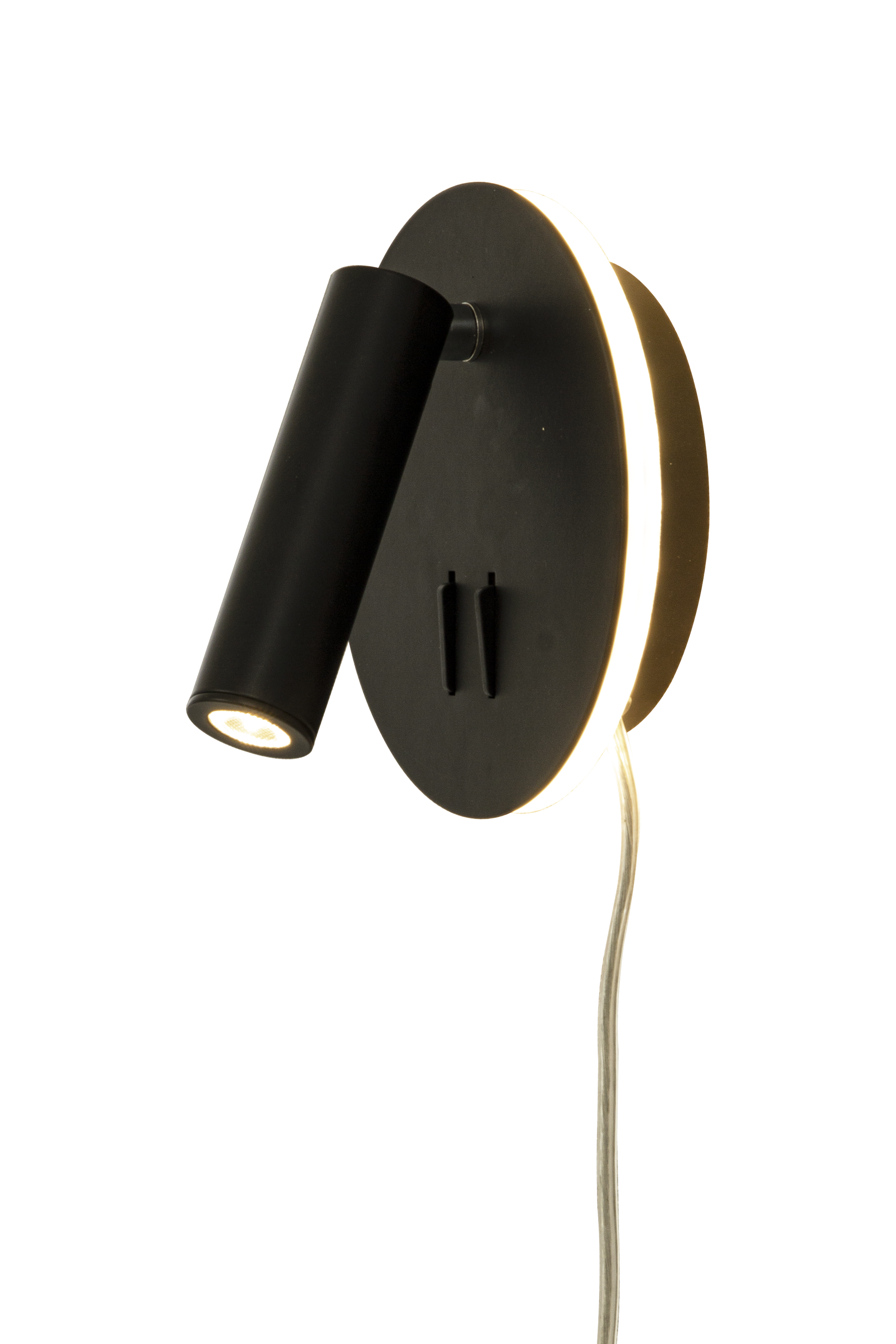 Aneta Lighting Ace 60012-15 Vägglampa 6/3 W LED, svart
