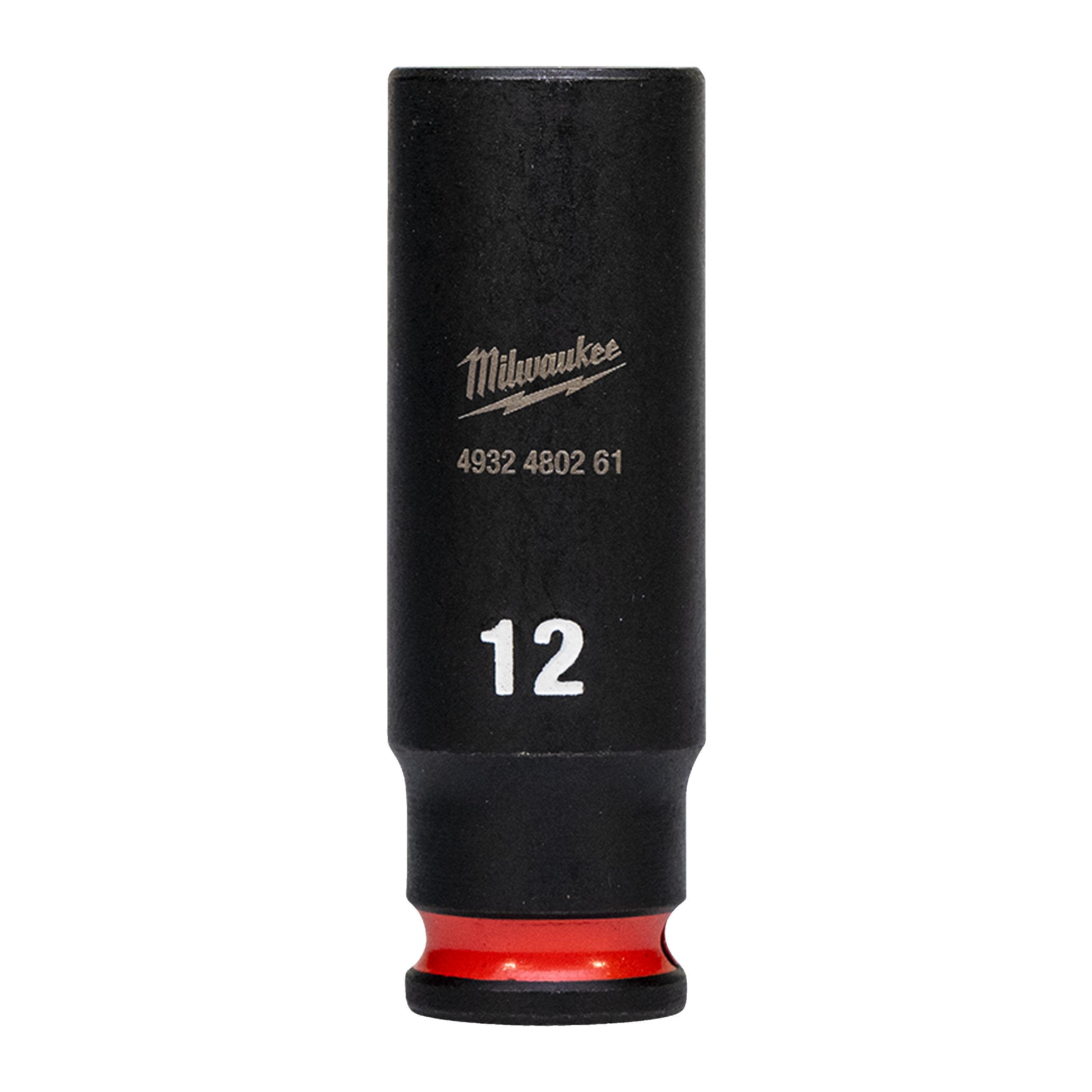 Milwaukee 4932480261 Krafthylsa 1/4", SHOCKWAVE, djup 12 mm