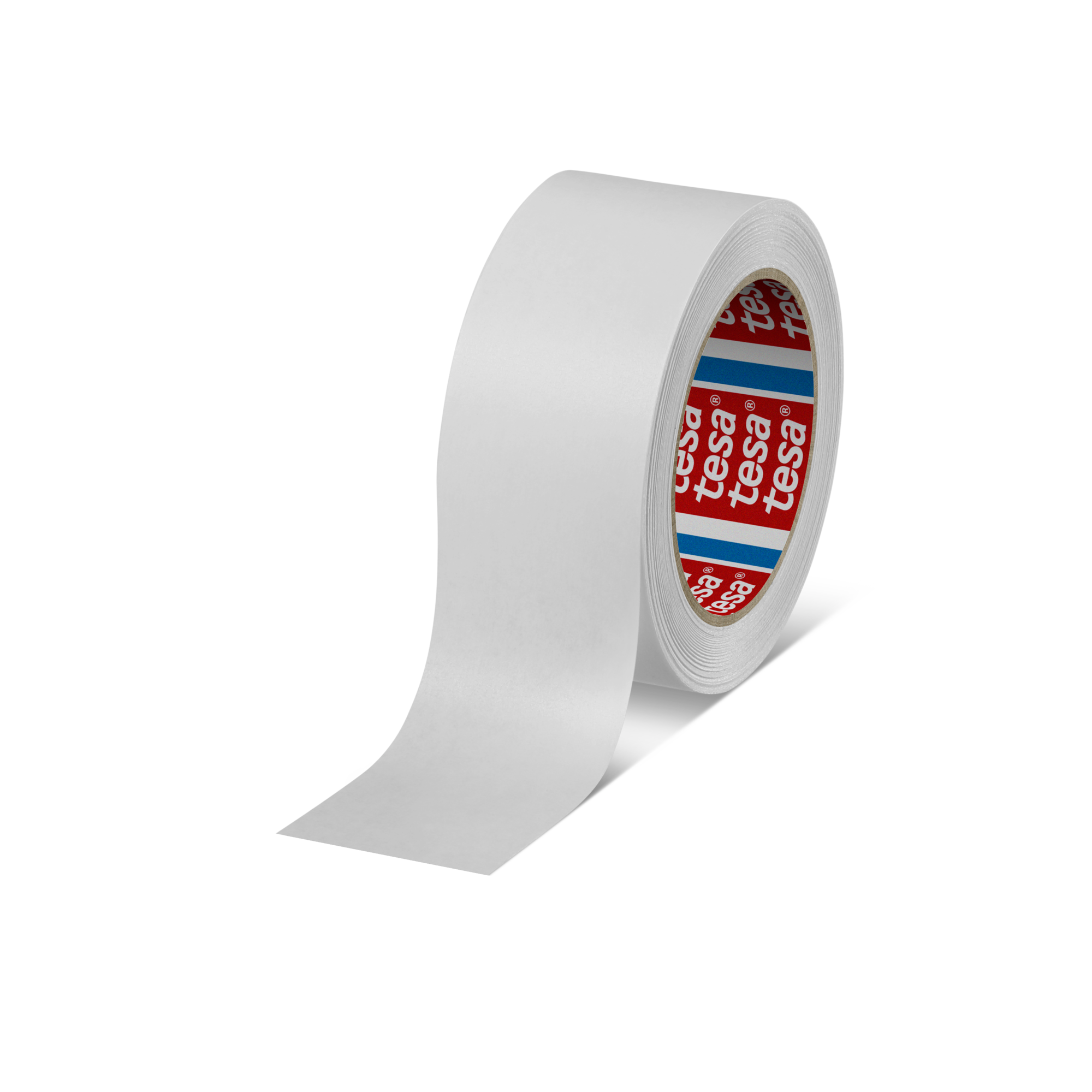 Tesa 4313 PV10 Packtejp papper Vit, 50 m