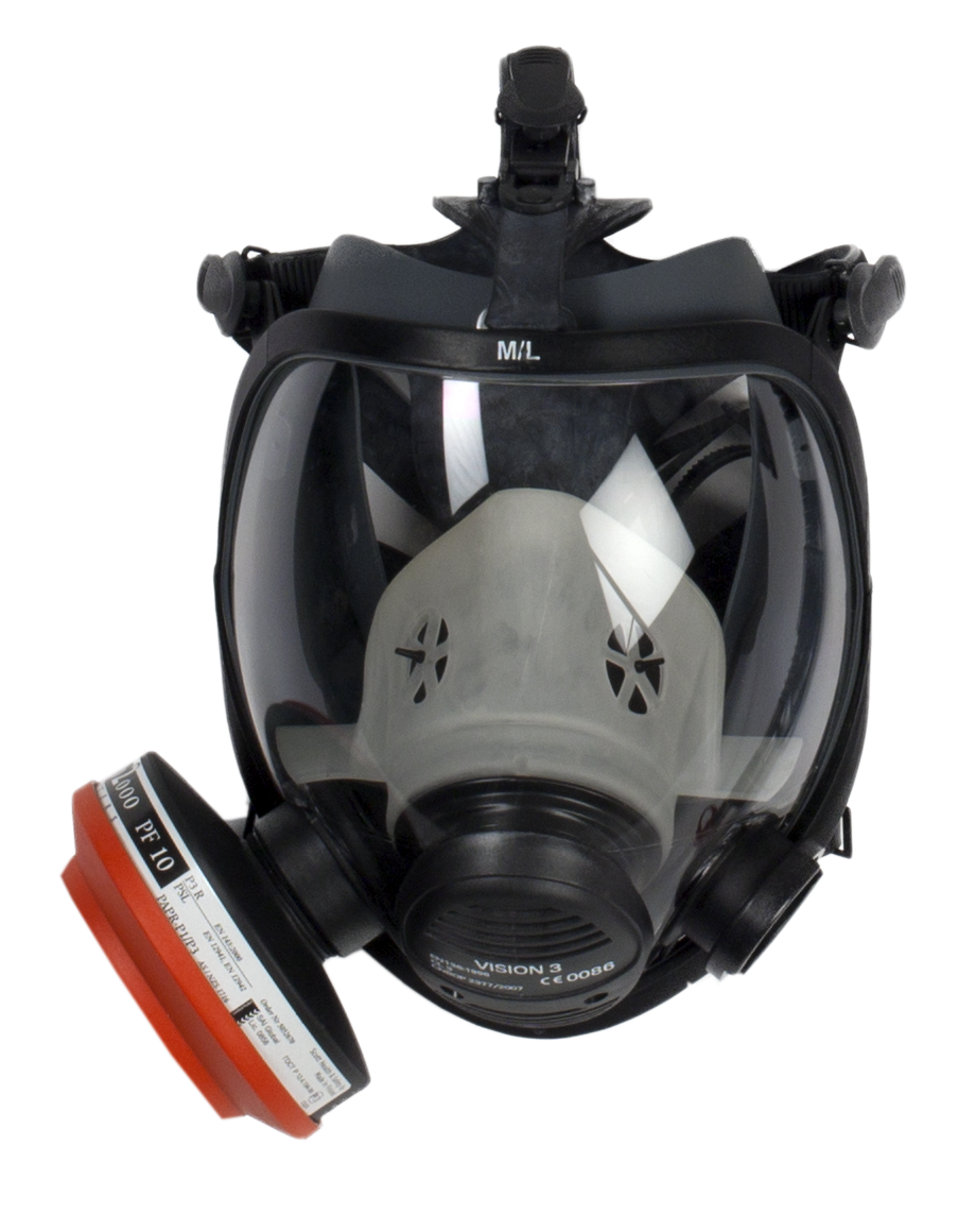 3M RAS-931-L Helmask för RAS-ASB, 4-pack L