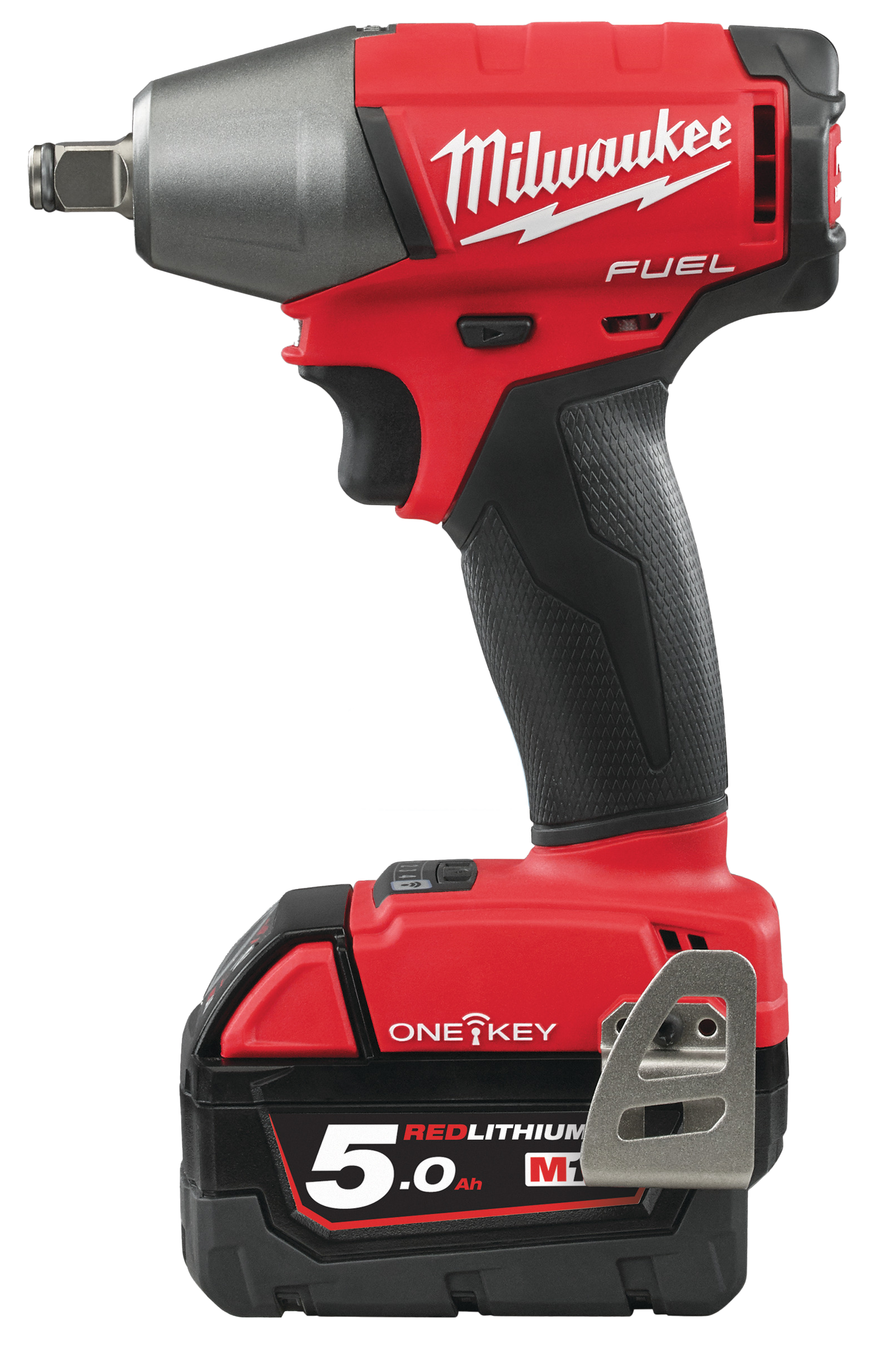 Milwaukee M18 ONEIWF12-502X Mutterdragare med batteri och laddare