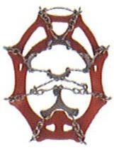 Snowline Snowline Chainsen Pro Brodd röd M, 35-40