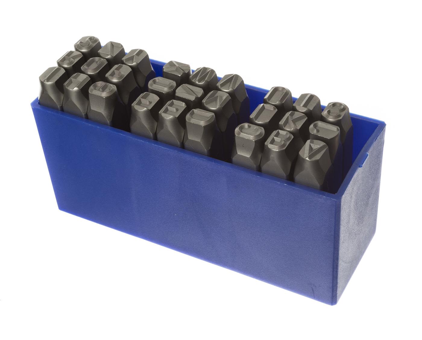 PELA 494015 Bokstavsstans 8 mm, 27 delar