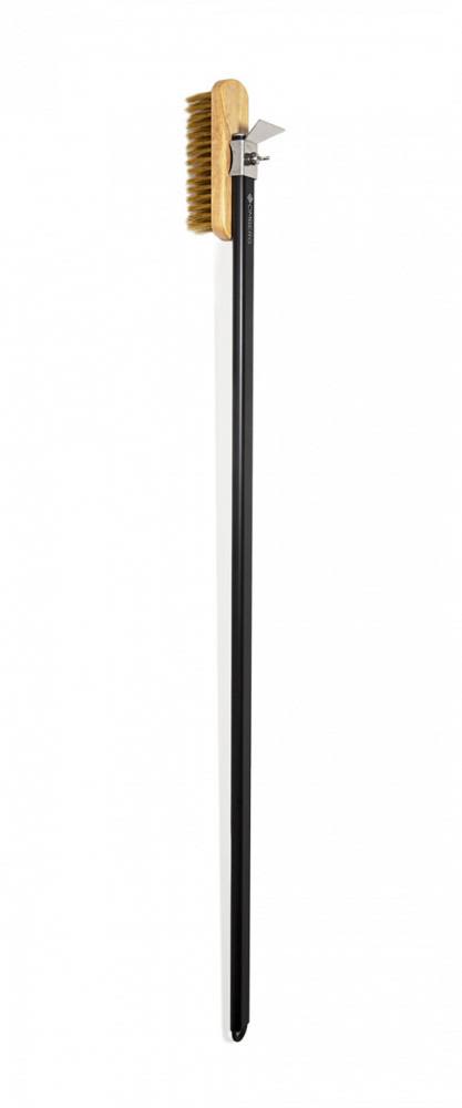 Omberg OMB-K00230 Borste med skrapa, för pizzaugn, 120 cm skaft
