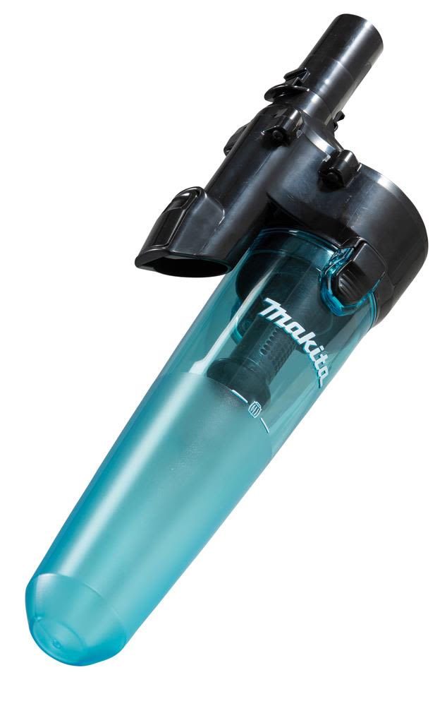 Makita 191D73-9 Cyklonbehållare med låsknapp, 130x100x400 mm Svart