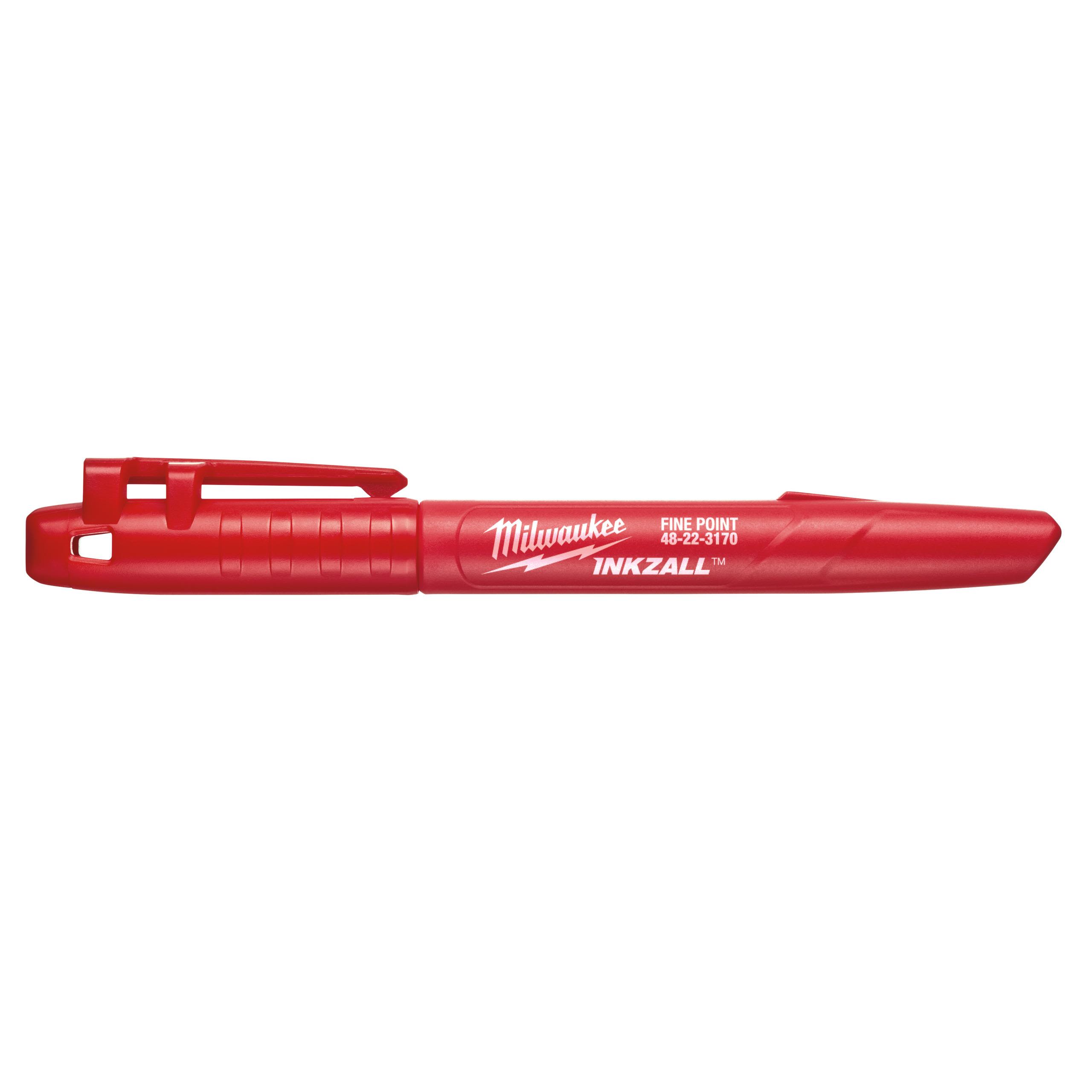 Milwaukee 48223170 Markørpenn rød, permanent