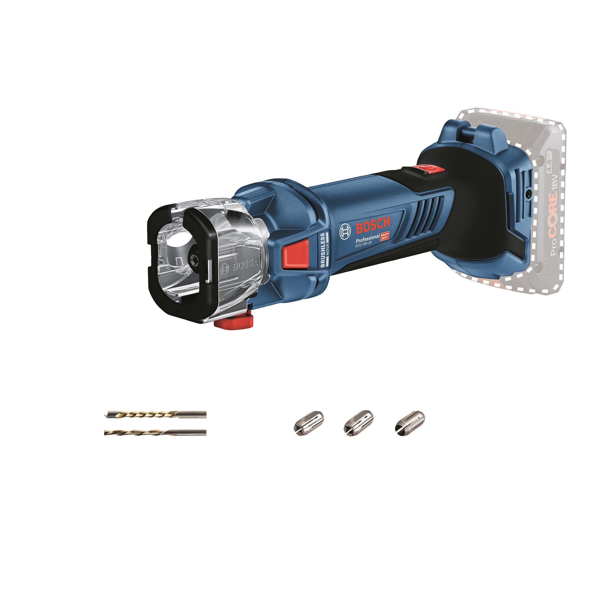 Bosch GCU 18V-30 Gipsfräs utan batteri och laddare