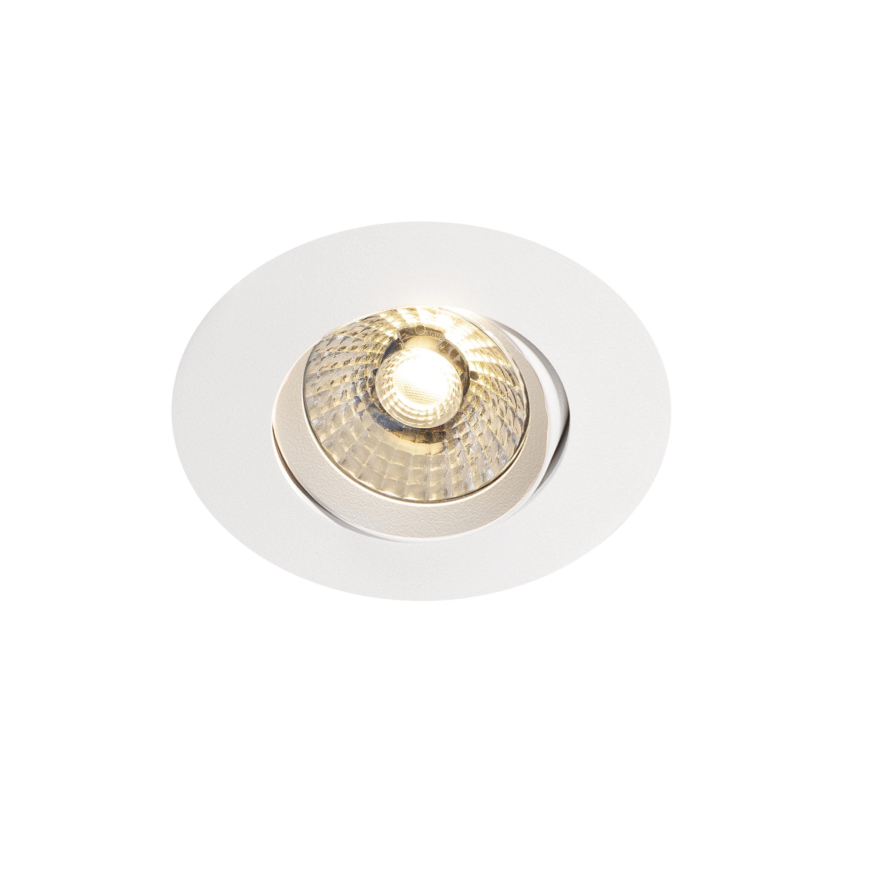 Hide-a-Lite Comfort G4 7475842 Downlight vit, 7,5 W, tilt 690 lm, 3 K, 36 GR