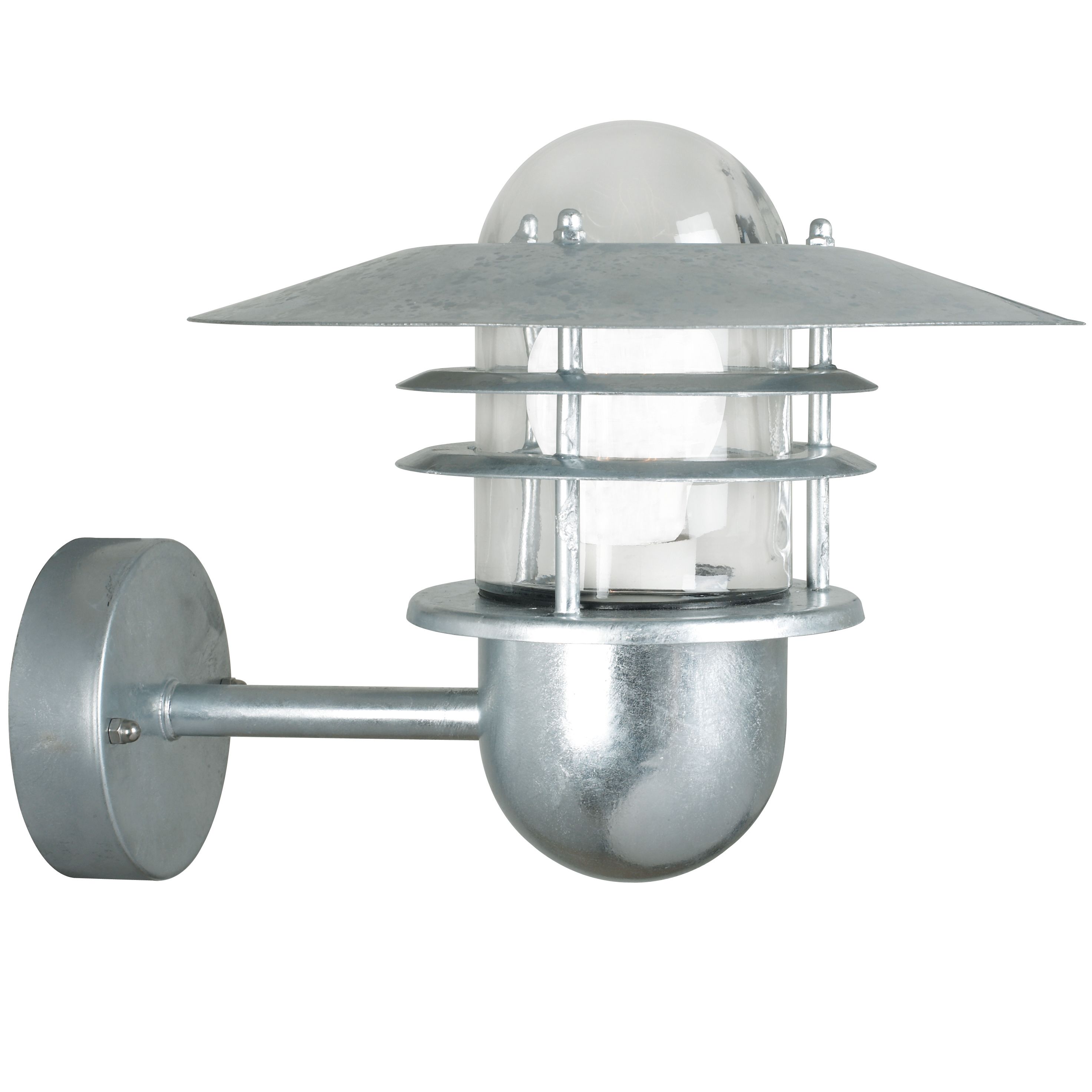 Nordlux Agger 74481031 Vägglampa galvaniserat stål
