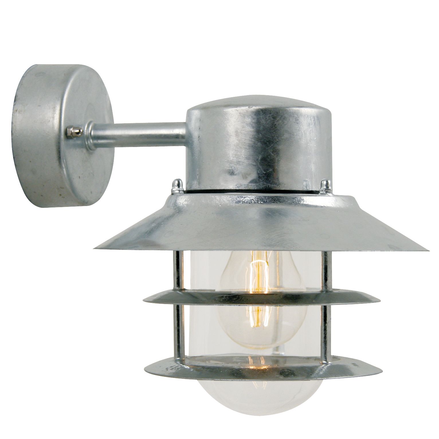 Nordlux Blokhus 25051031 Vägglampa galvaniserat stål