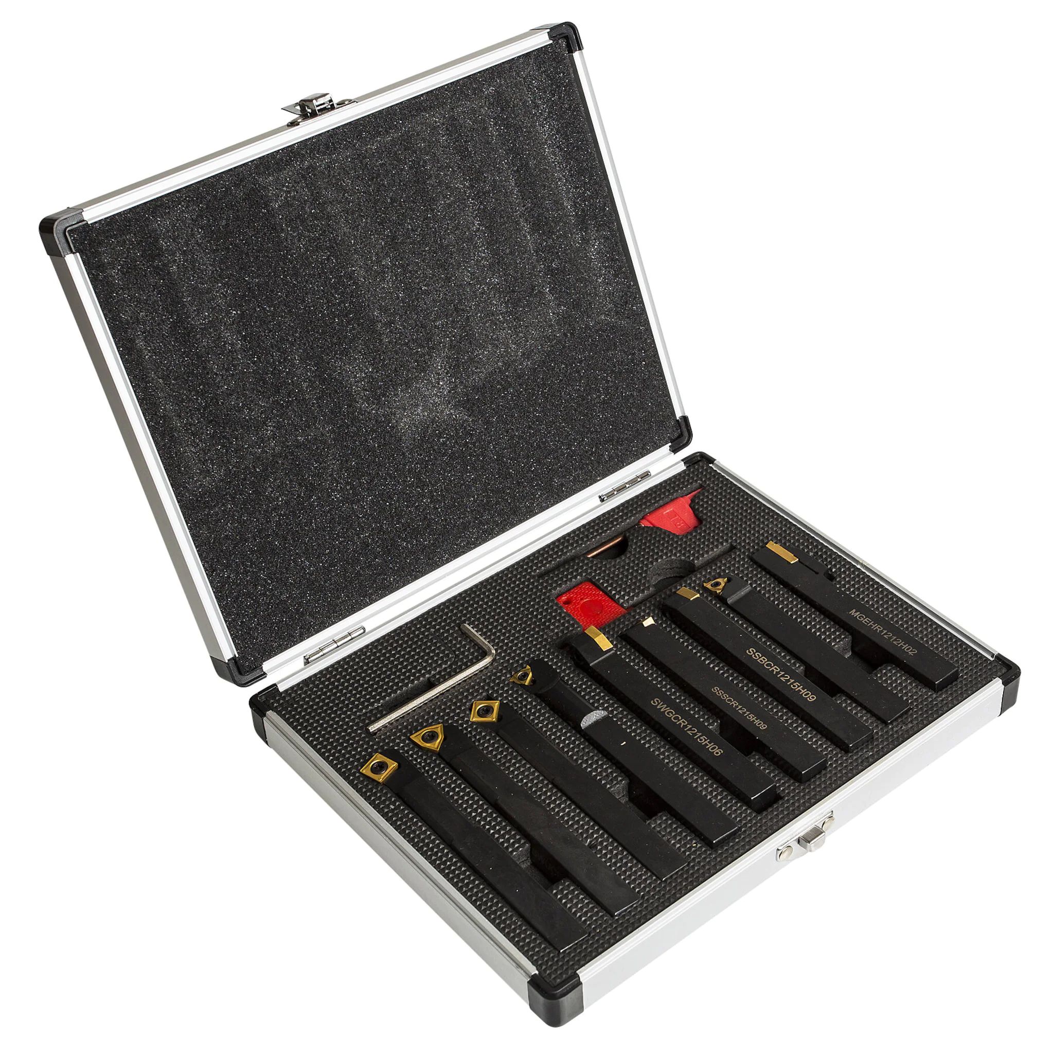 PELA 492752 Svarvstålsats 9 delar, PRO 12 mm
